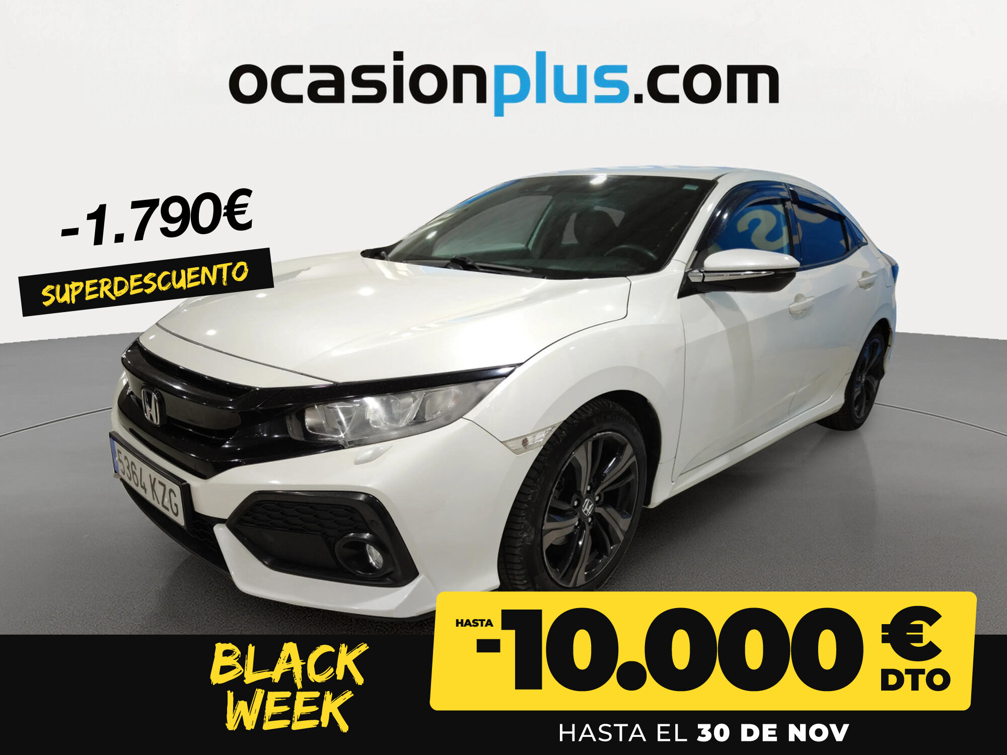 HONDA Civic (1.0 I-VTEC Elegance CVT 95 kW (129 CV)) en Madrid