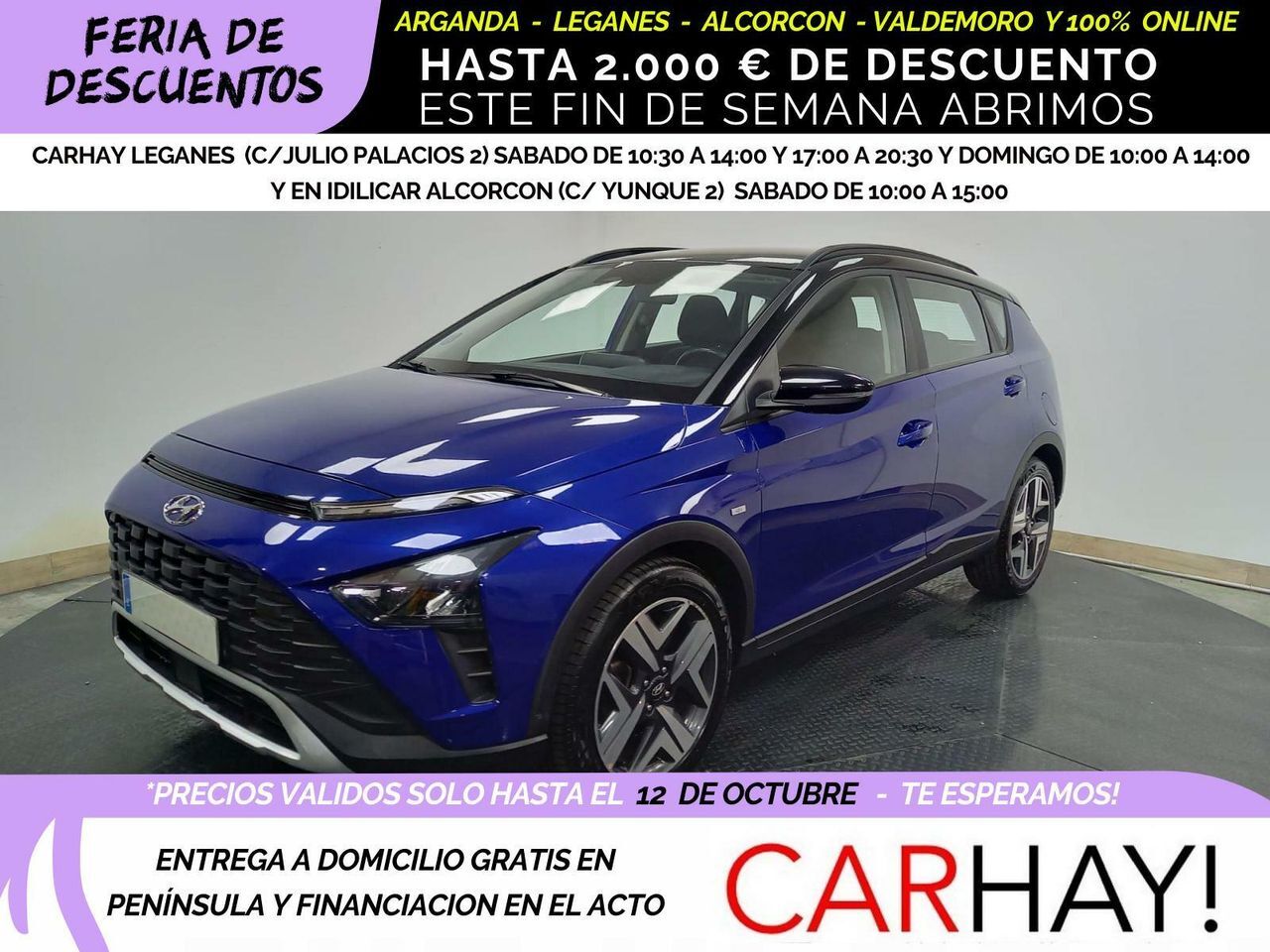 HYUNDAI Bayon (1.0T-GDI 48V INTRO 100CV) en Madrid