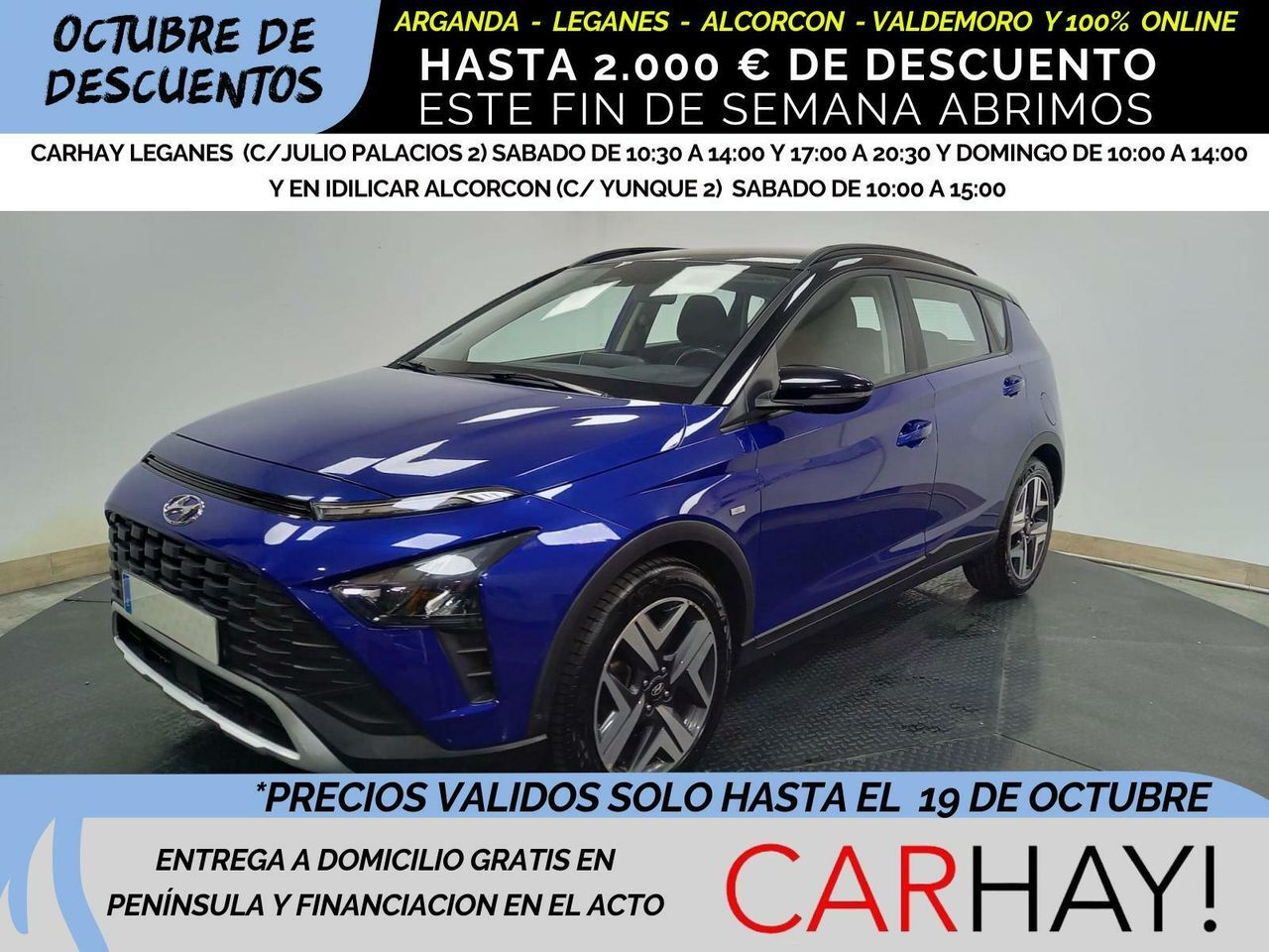 HYUNDAI Bayon (1.0T-GDI 48V INTRO 100CV) en Madrid