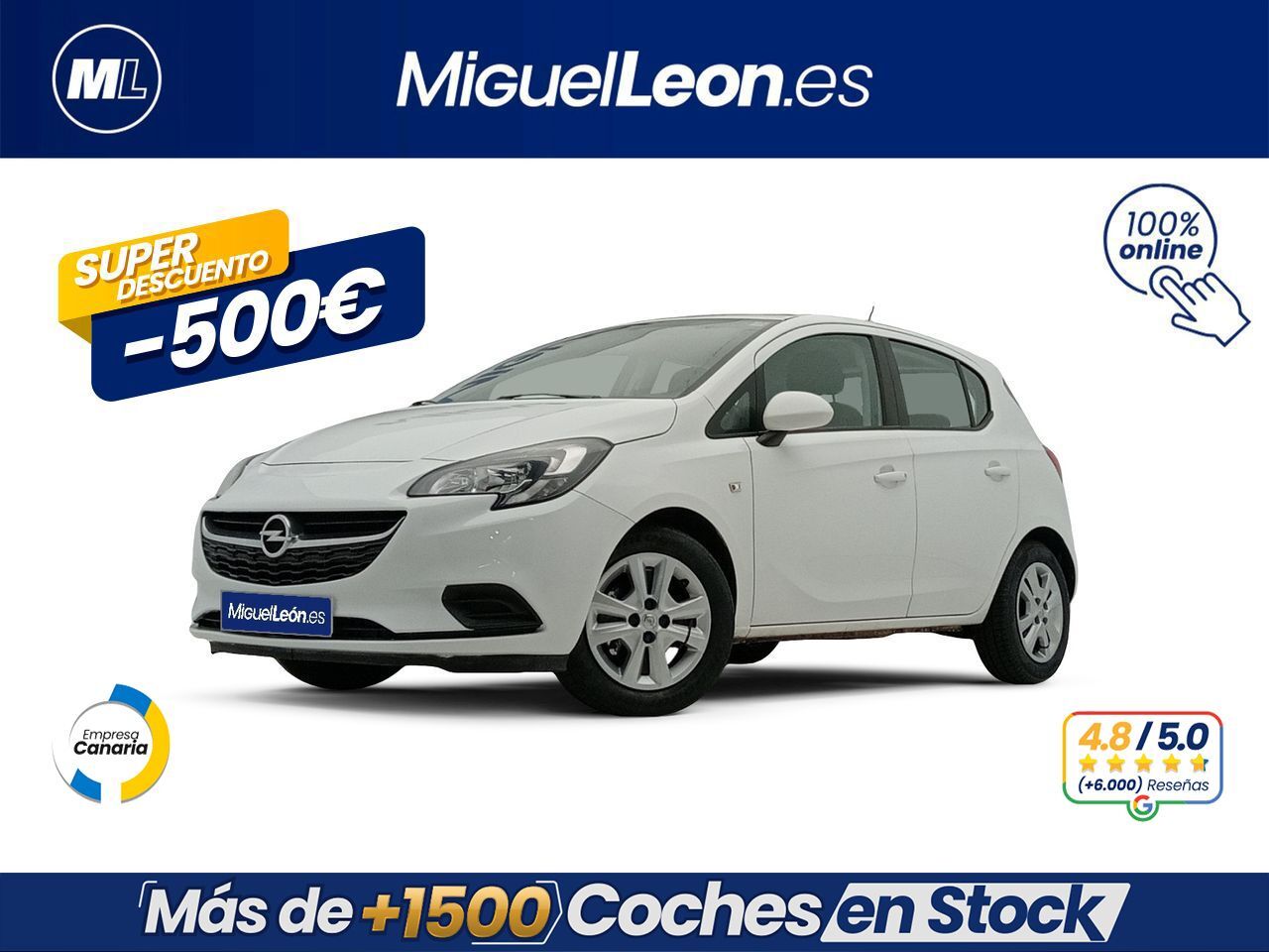 OPEL Corsa (1.4 66kW (90CV) Selective GLP) en Palmas, Las