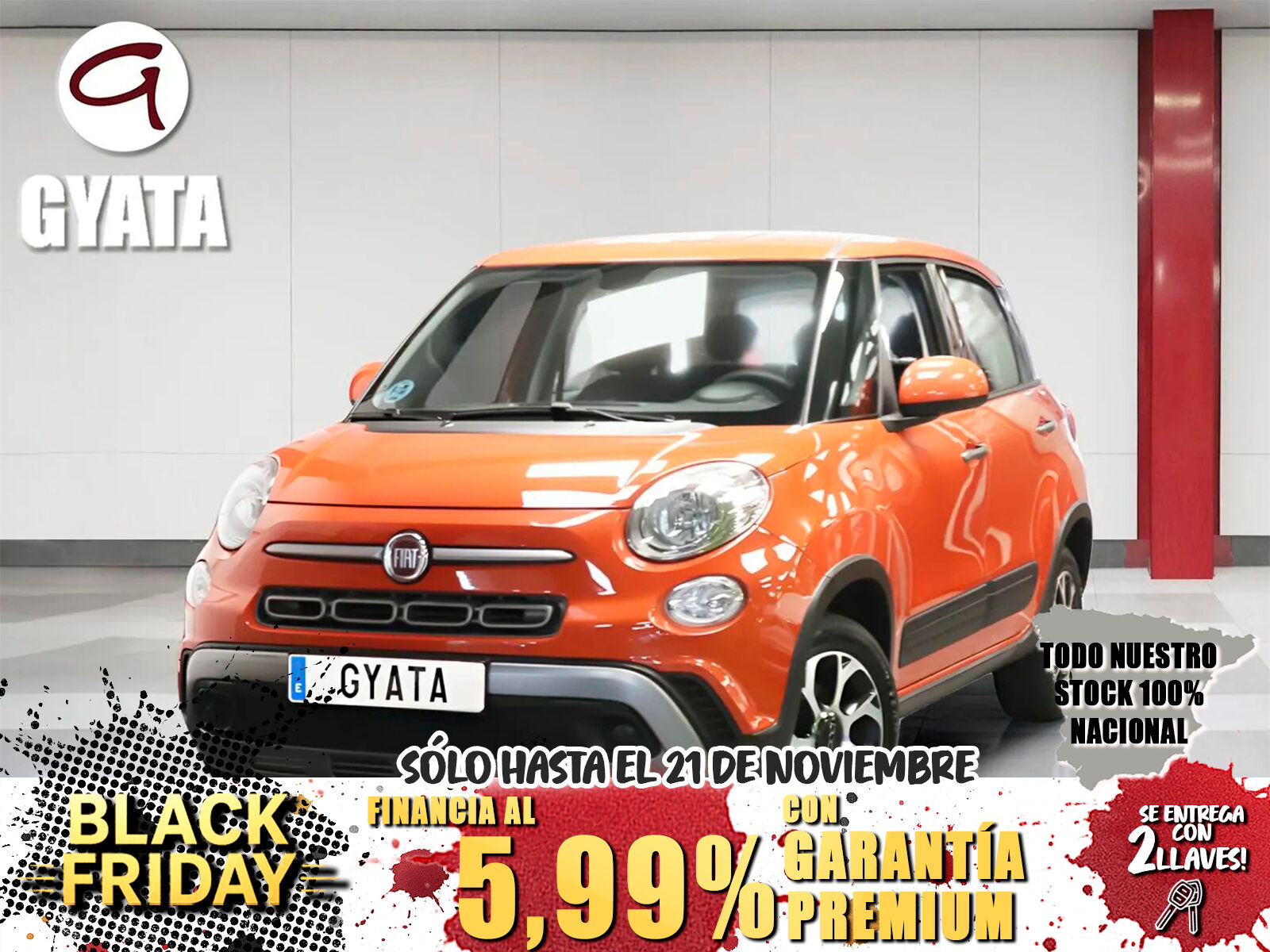 FIAT 500L (1.4 16v S&S Cult 70 kW (95 CV)) en Madrid