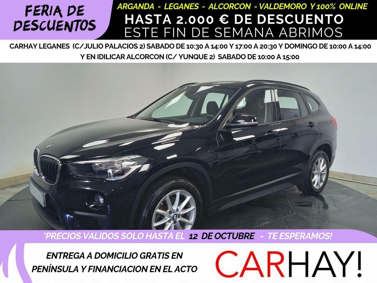 BMW X1 (1.5i sDrive18 OPF (EU6d-TEMP)) en Madrid