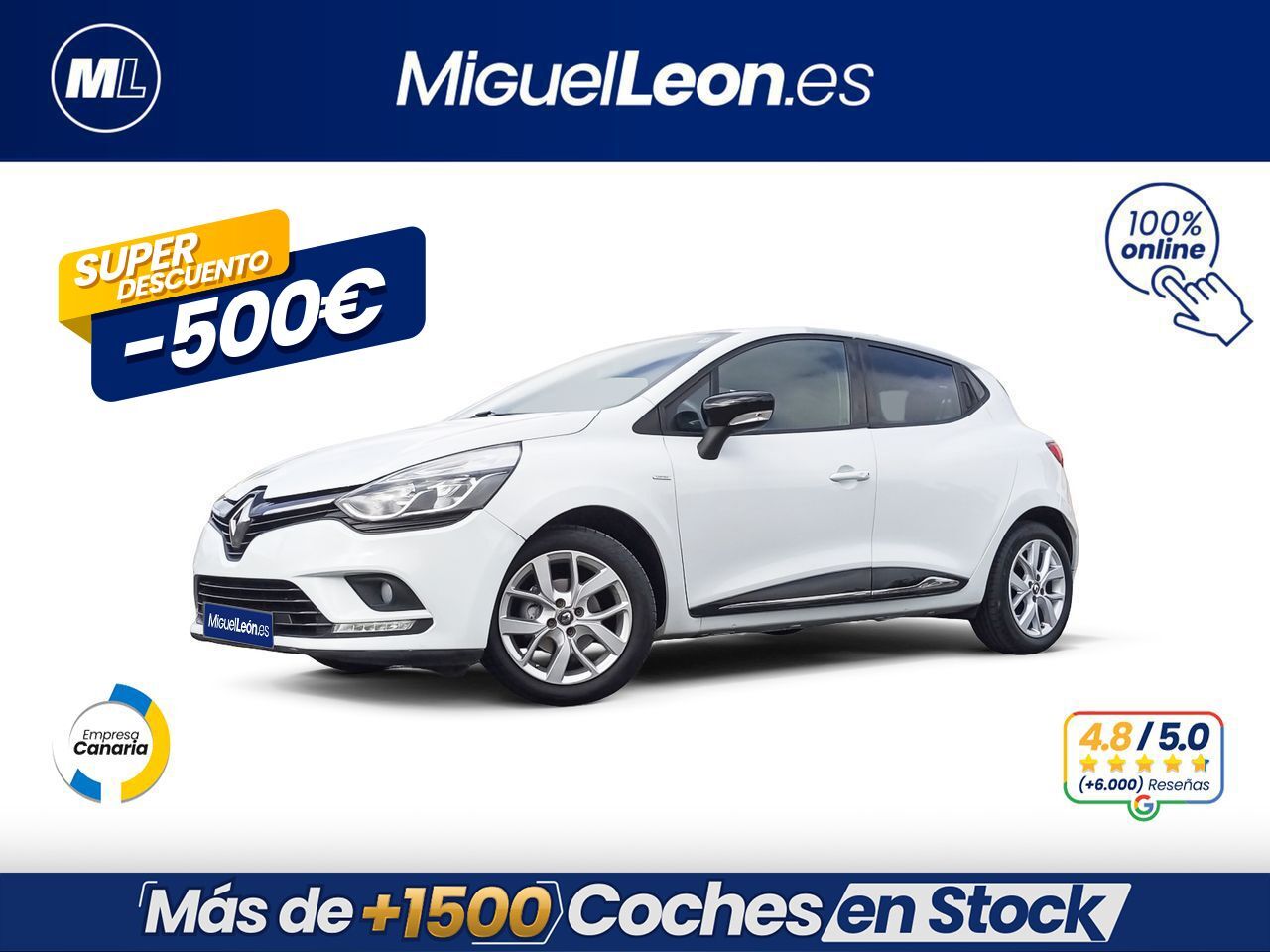 RENAULT Clio (Limited TCe 55kW (75CV) -18) en Palmas, Las