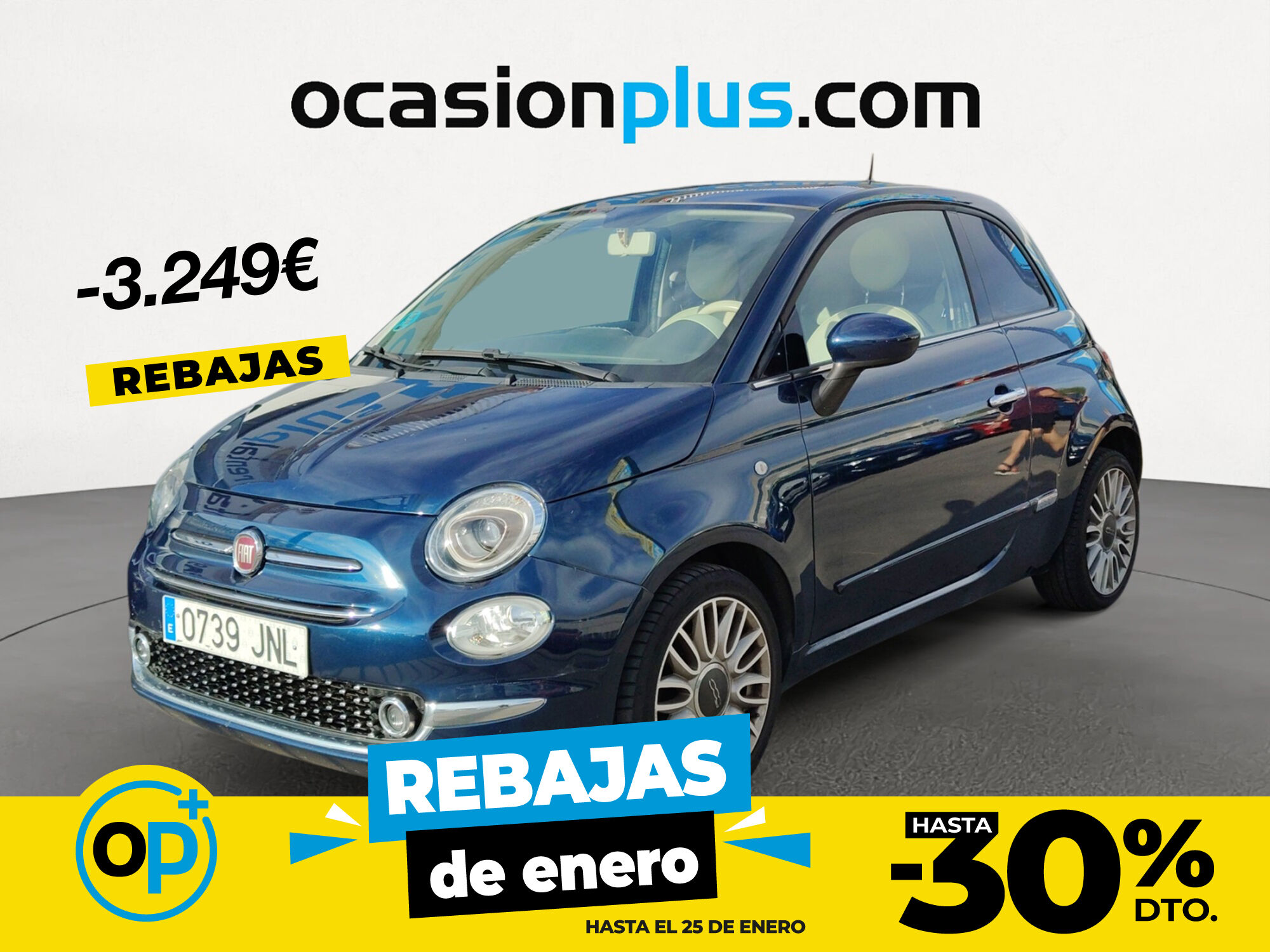 FIAT 500 (1.2 8v Lounge 51 kW (69 CV)) en Madrid