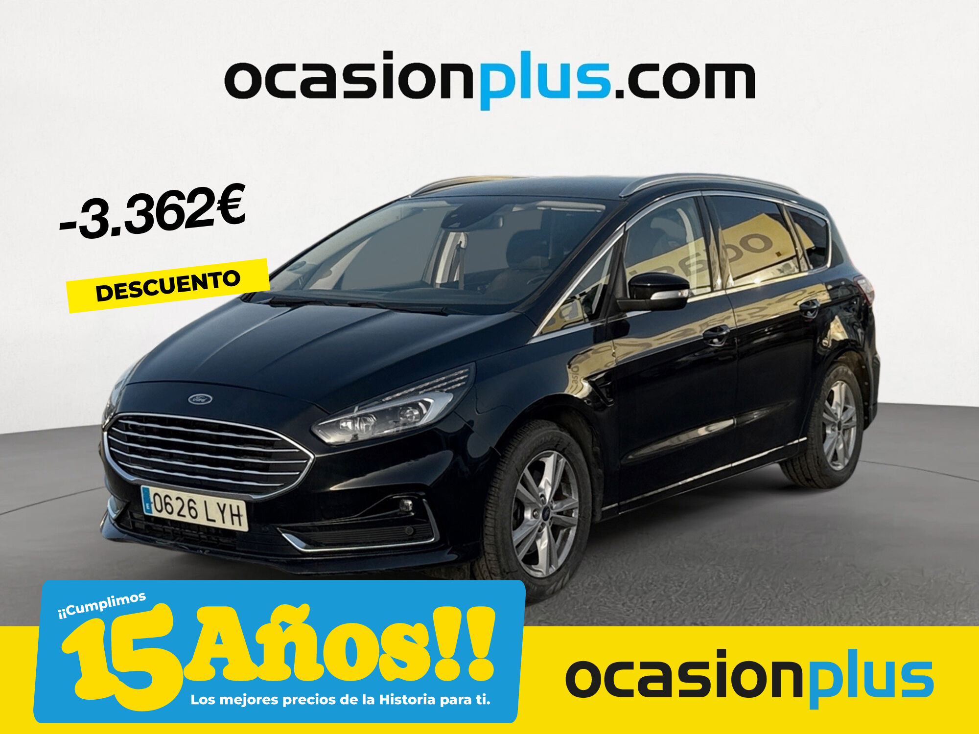 FORD S-Max (2.5 Duratec Atkinson PHEV Titanium Auto 140 kW (190 CV)) en Mad