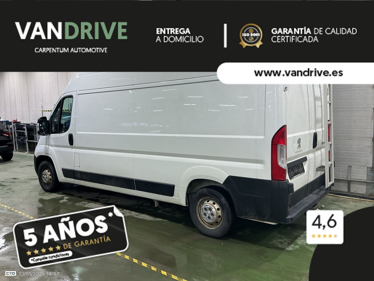 Foto del PEUGEOT Boxer Furgón 2.2BlueHDI 335 L3H2 Asphalt S&S 140