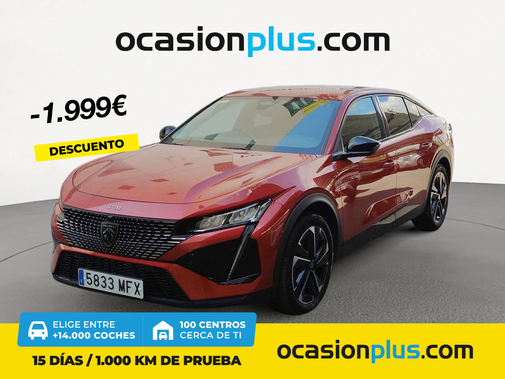 PEUGEOT 408 (Puretech 130 Allure Pack EAT8 96 kW (130 CV)) en Madrid