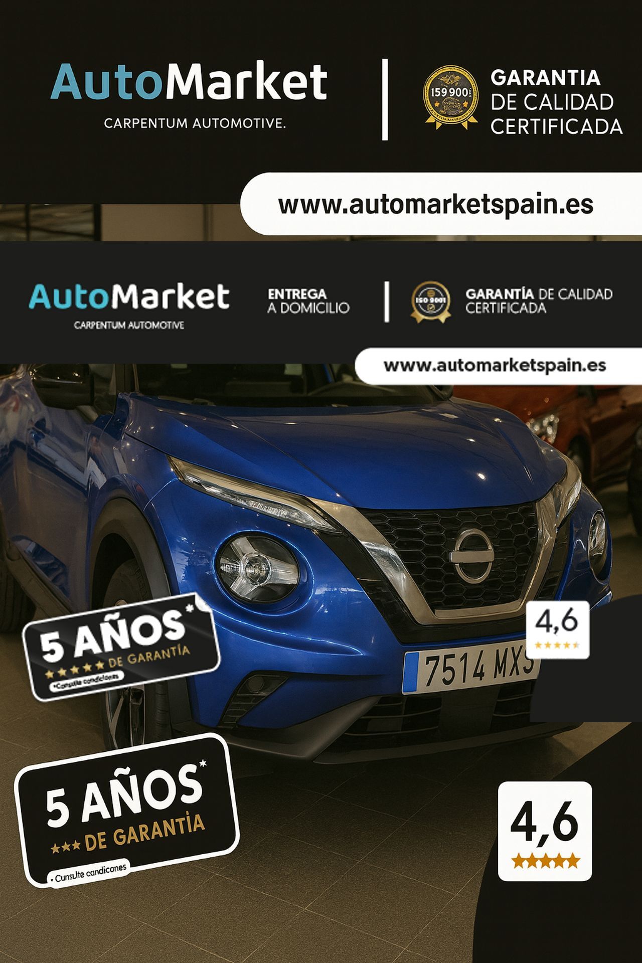 NISSAN Juke (DIG-T 84 KW (114 CV) DCT 7V N-CONNECTA) en Lugo