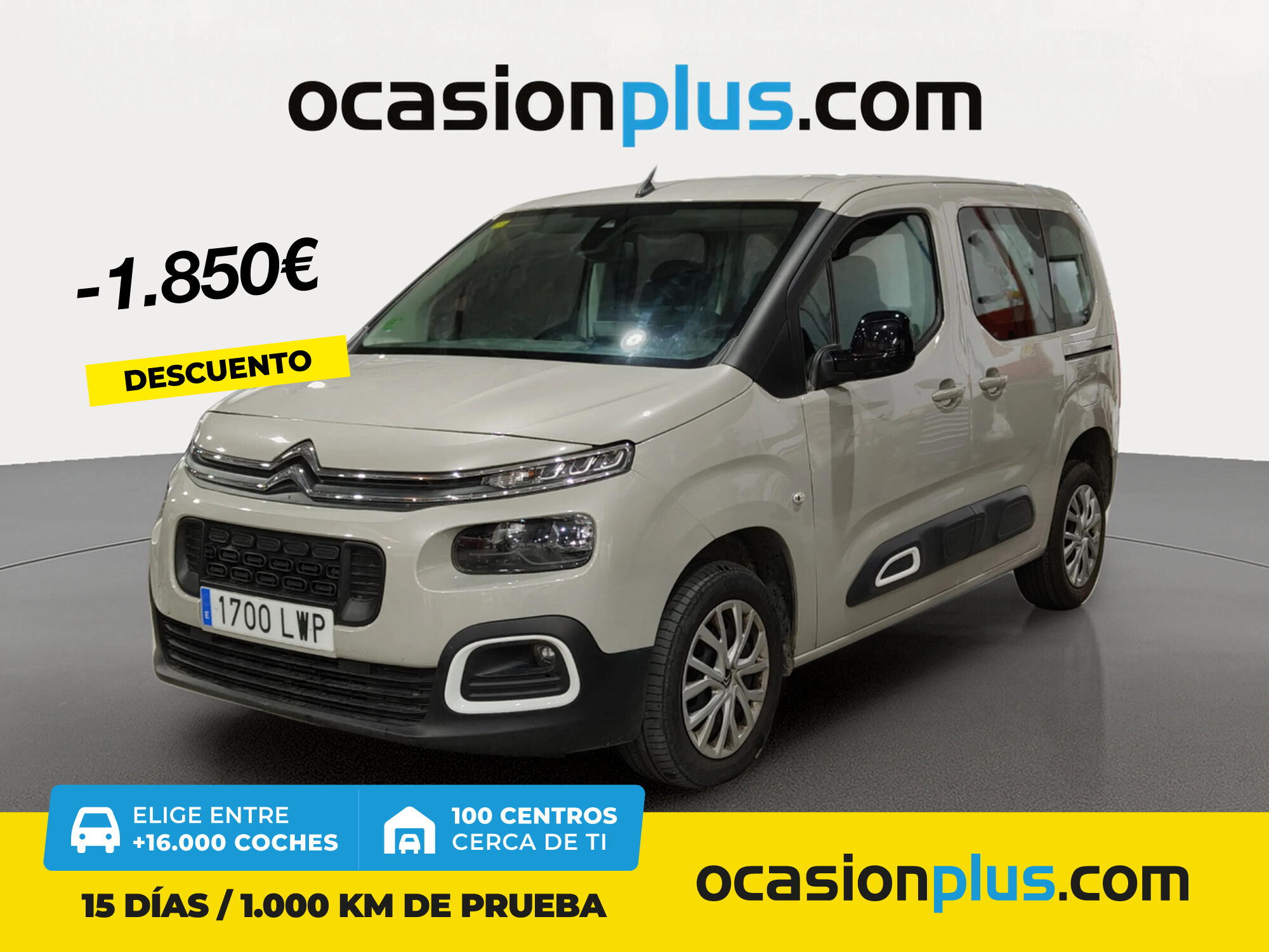 CITROEN Berlingo (BlueHDi 100 S&S Feel Business 75 kW (102 CV)) en Madrid