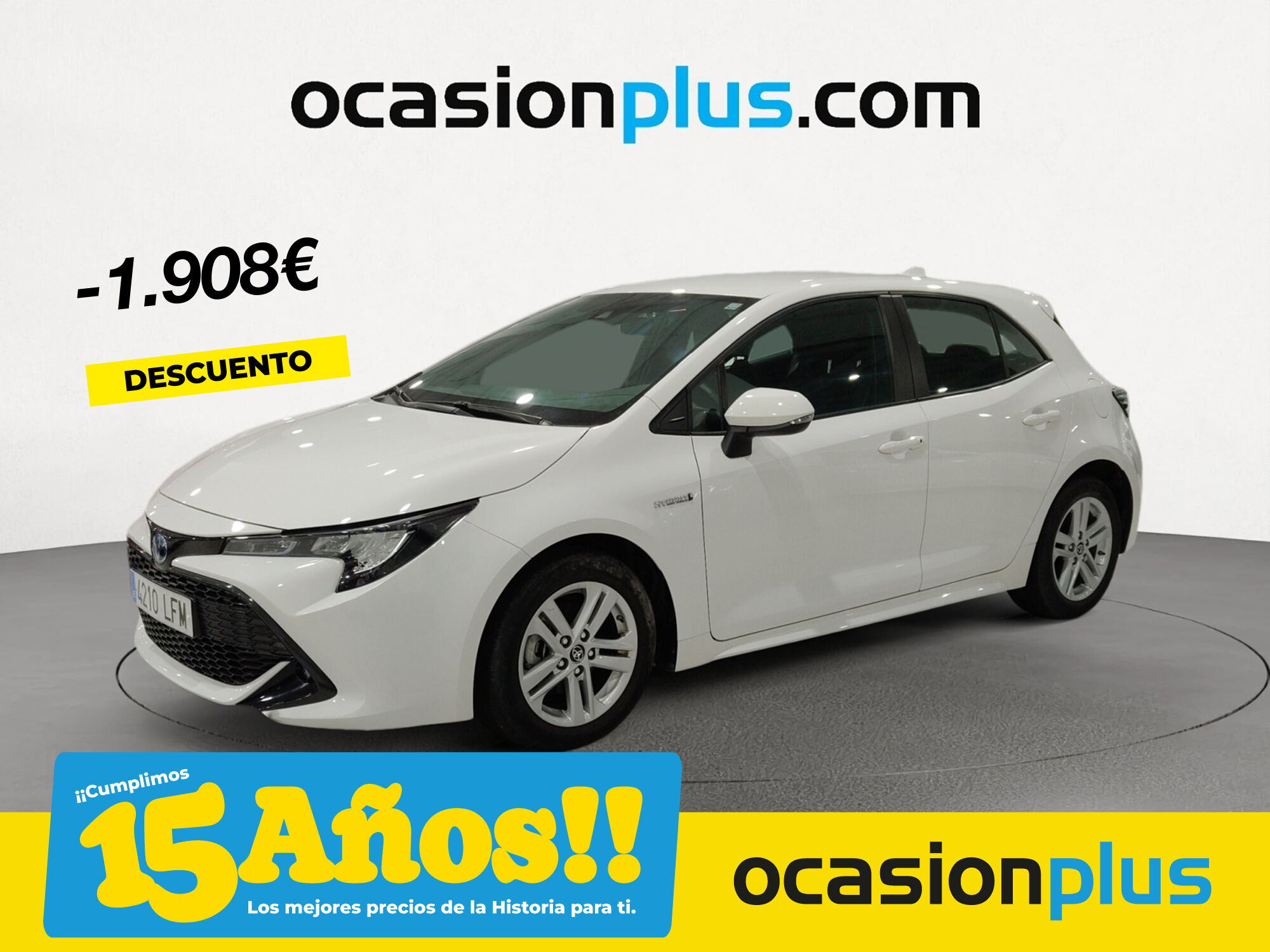 TOYOTA Corolla (1.8 125 Híbrido Active Tech E-CVT 90 kW (122 CV)) en Madrid