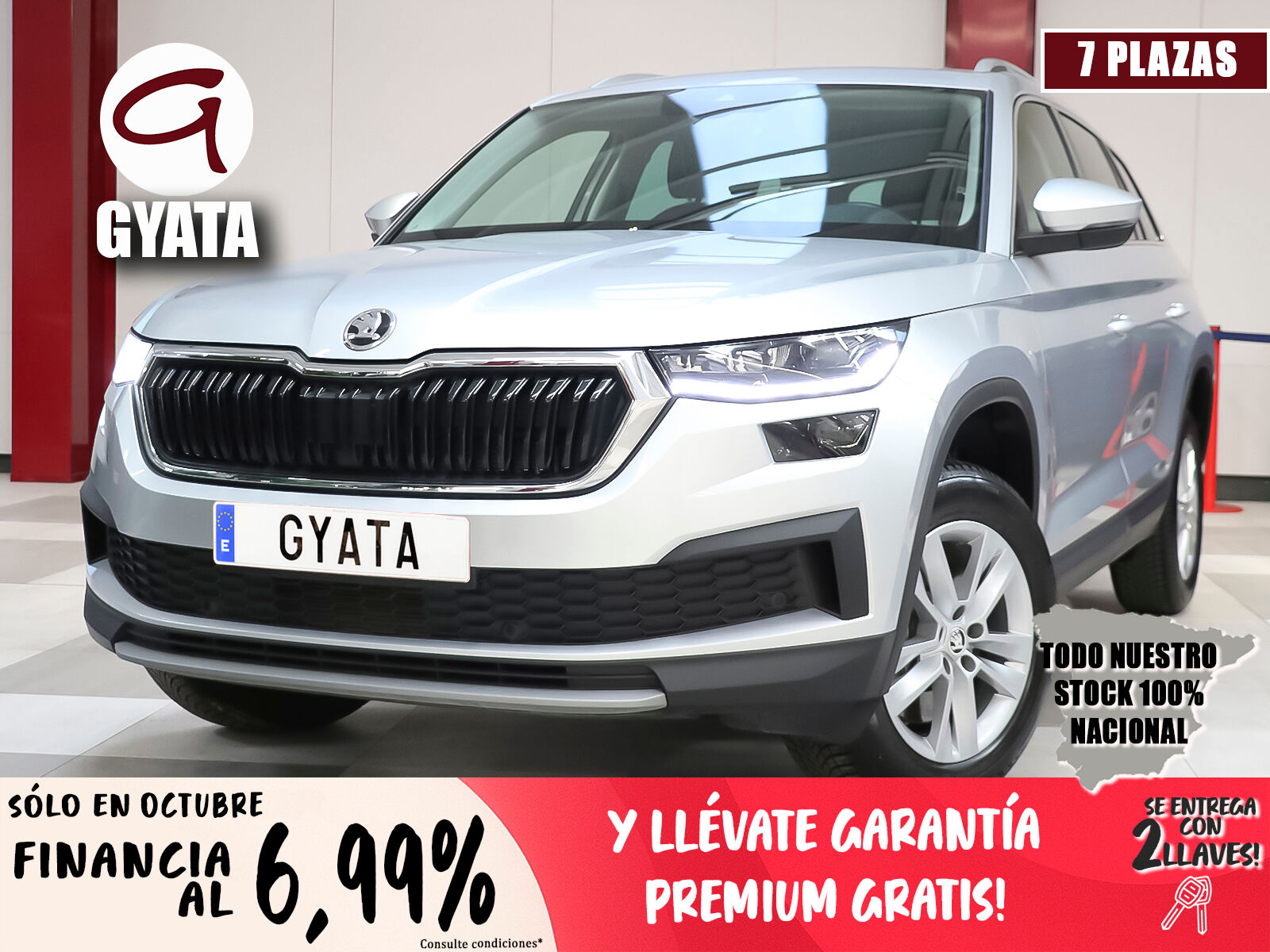 SKODA Kodiaq (2.0 TDI Ambition 4x2 DSG 110 kW (150 CV)) en Madrid