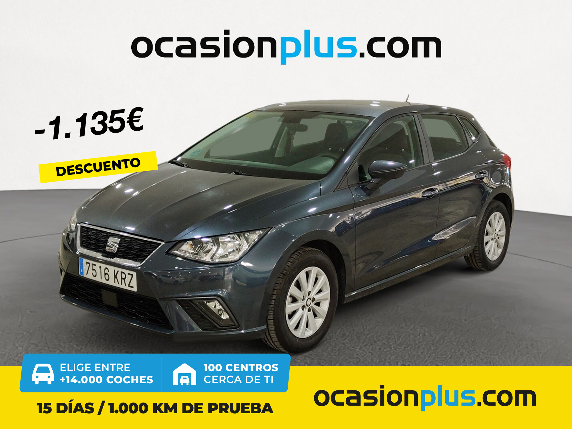 SEAT Ibiza (1.0 MPI Reference Plus 59 kW (80 CV)) en Madrid