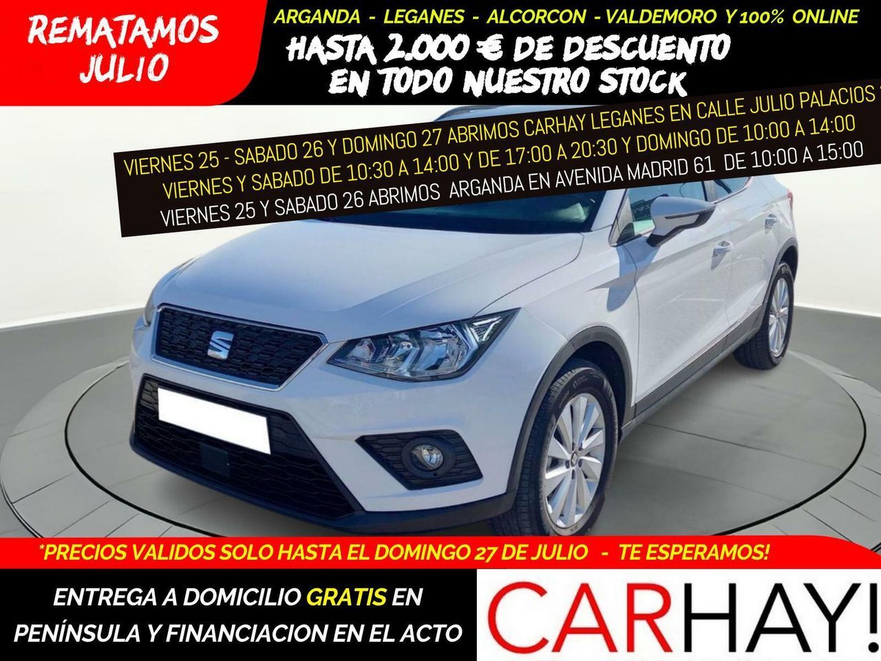 SEAT Arona (1.0 TSI 70KW (95CV) STYLE EDITION ECO) en Madrid