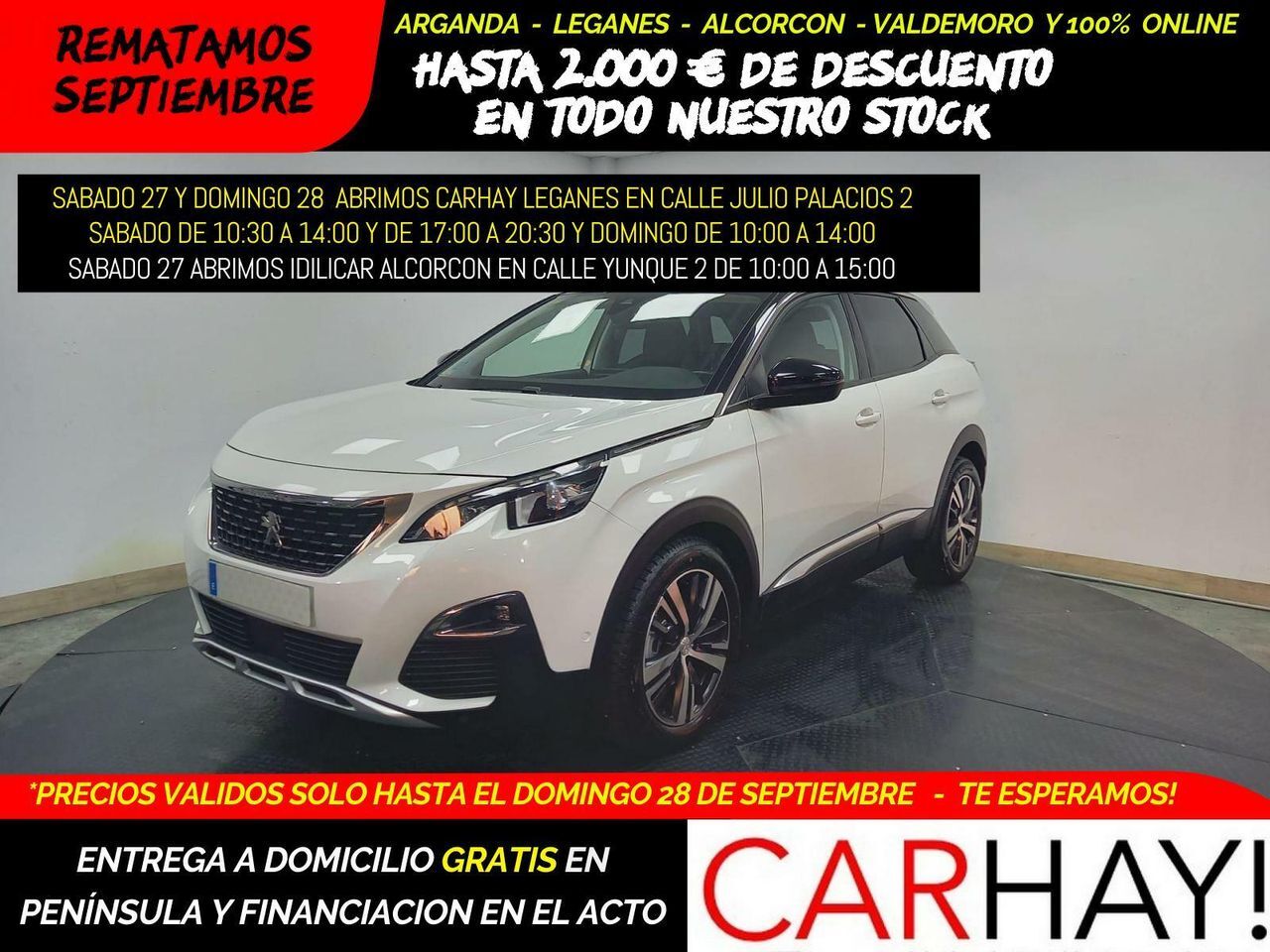 PEUGEOT 3008 (1.5 BlueHDi 96kW (130CV) S&amp;S Allure EAT8) en Madrid