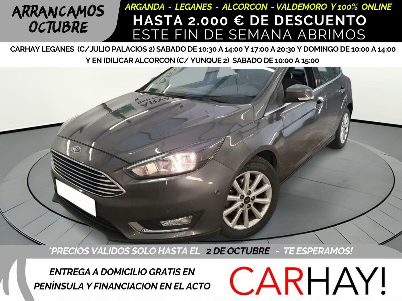 FORD Focus (BERLINE TITANIUM 1.0 ECOBOOST 125CV BVM6) en Madrid