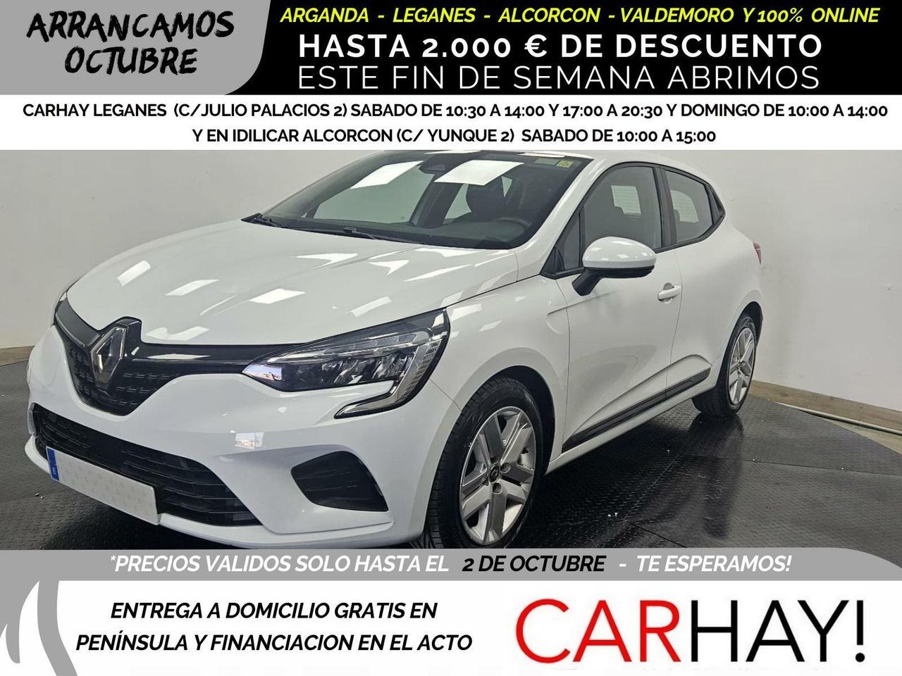 RENAULT Clio (1.0 TCE CORPORATE EDITION 90 CV GPS, PDC) en Madrid