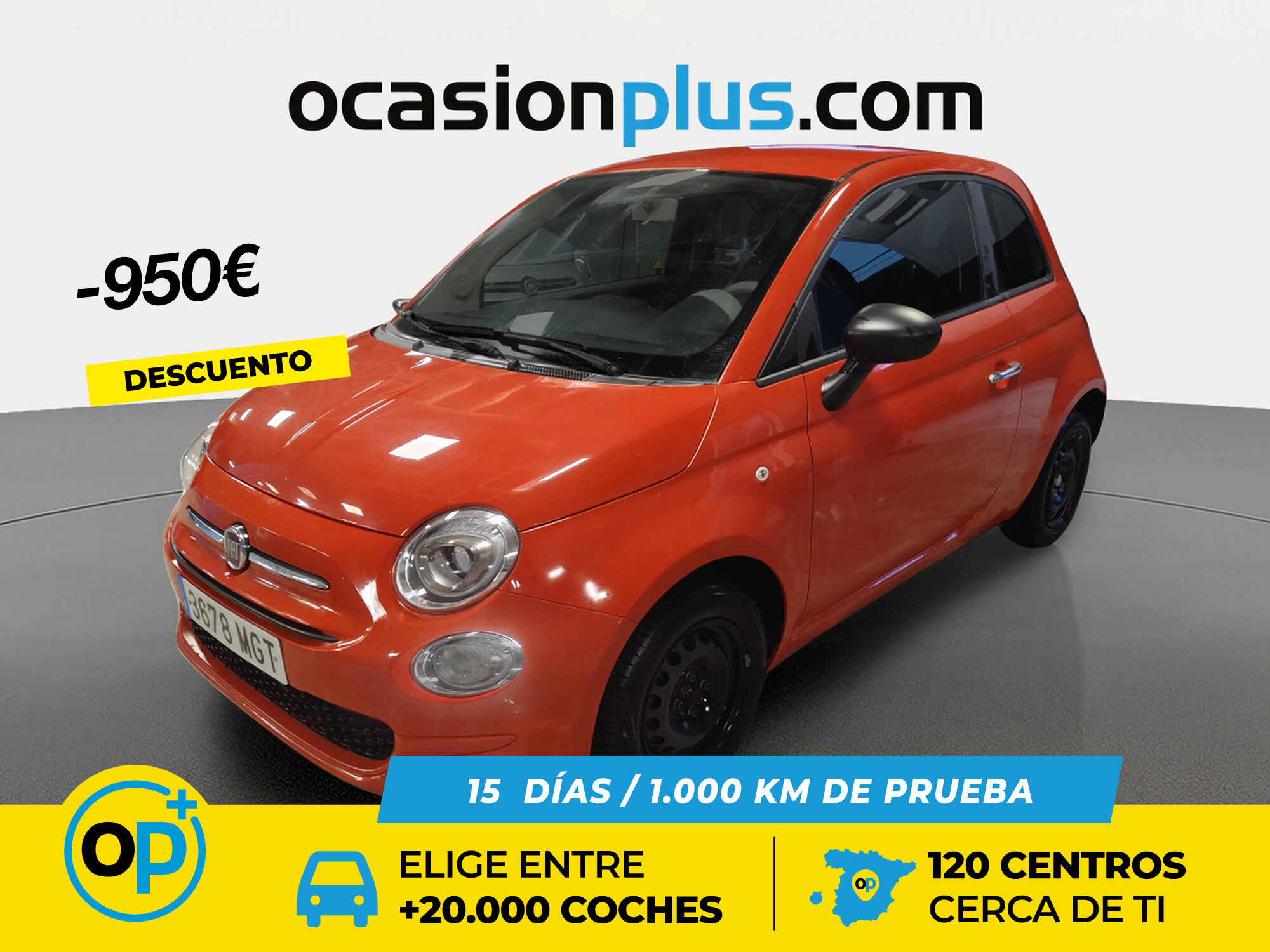 FIAT 500 (1.0 Hybrid Monotrim 51 kW (70 CV)) en Madrid