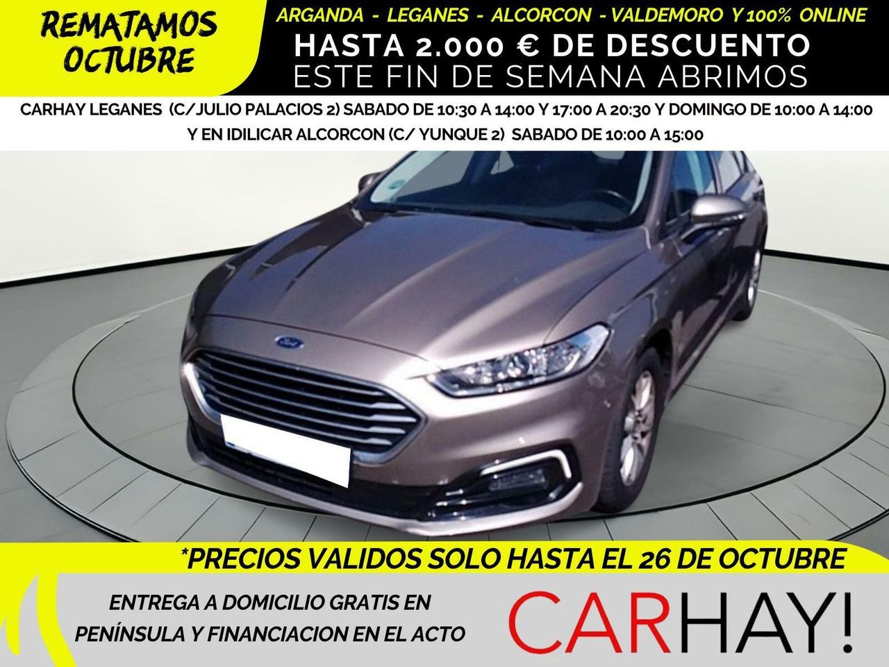 FORD Mondeo (2.0 TDCi 110kW (150CV) Trend) en Madrid