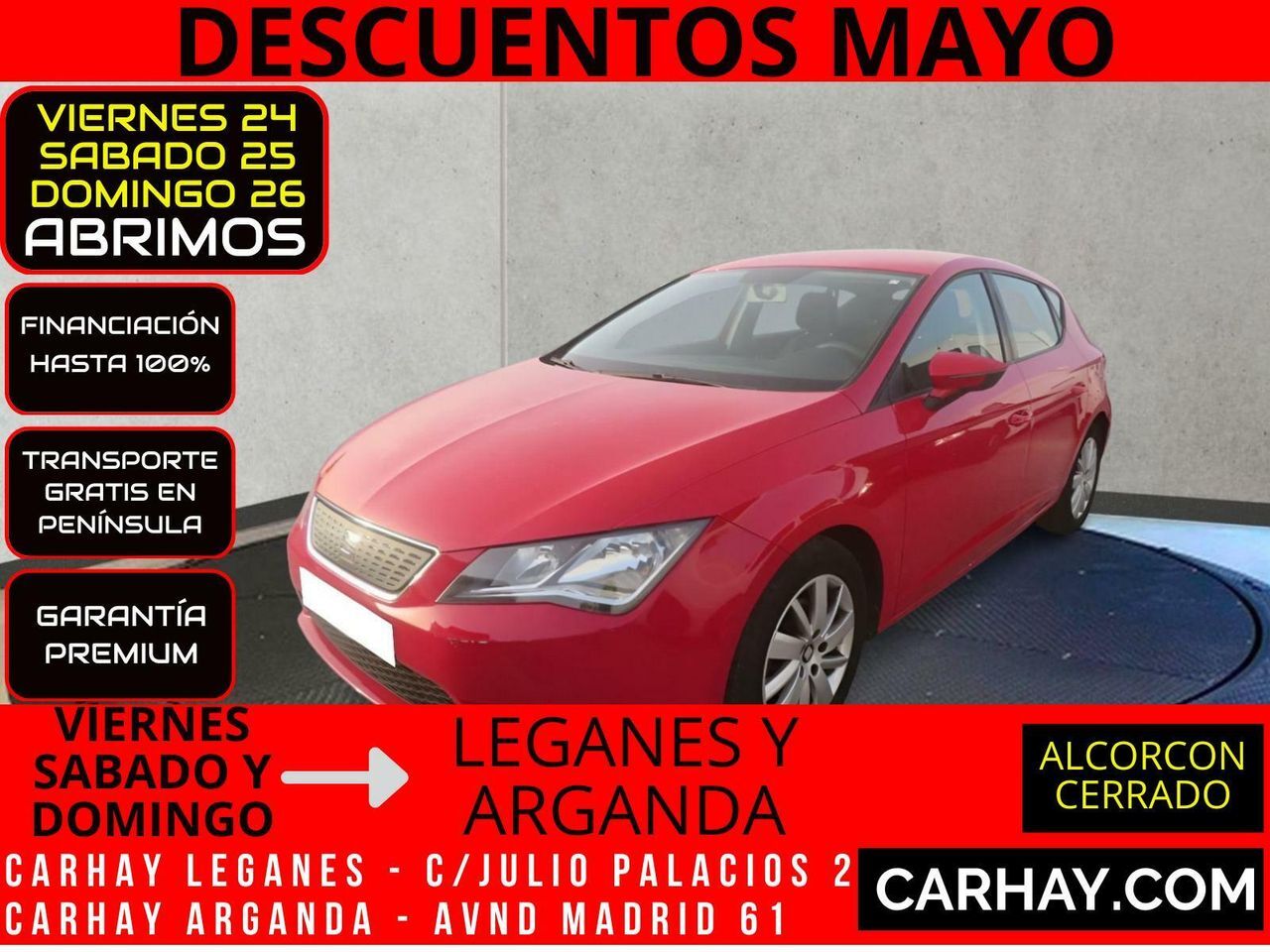 SEAT León (1.6TDI CR S&S Reference Eco. 110) en Madrid