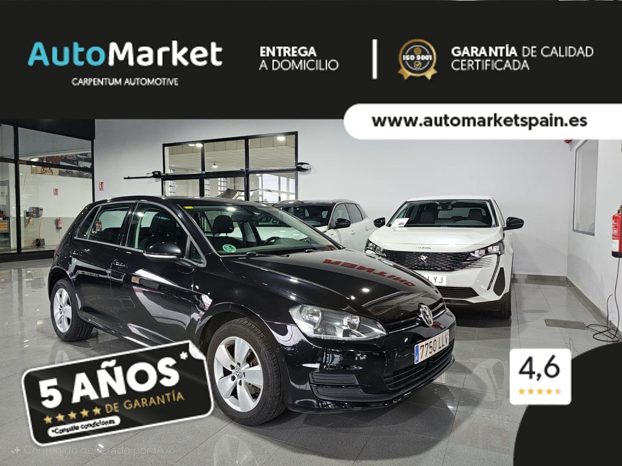 VOLKSWAGEN Golf (1.6TDI 115CV STRONIC) en Lugo