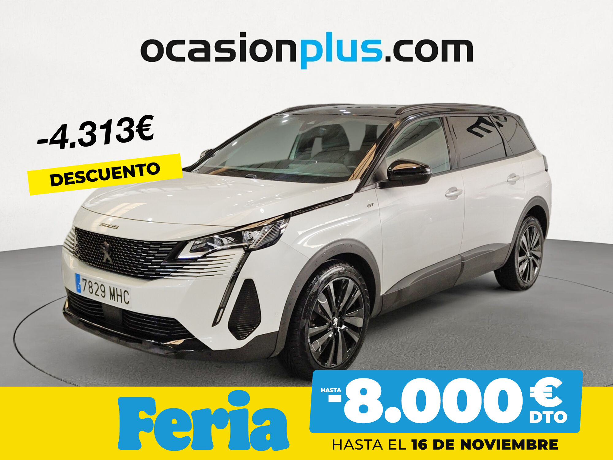PEUGEOT 5008 (BlueHDI 130 S&S GT EAT8 96 kW (130 CV)) en Madrid