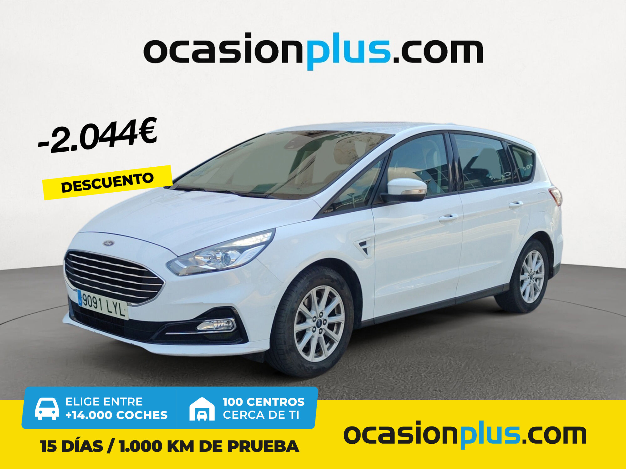 FORD S-Max (2.5 Duratec Atkinson FHEV Trend 140 kW (190 CV)) en Madrid