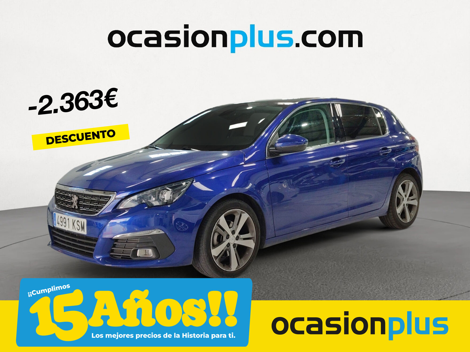 PEUGEOT 308 (BlueHDi 120 Allure EAT6 88 kW (120 CV)) en Madrid