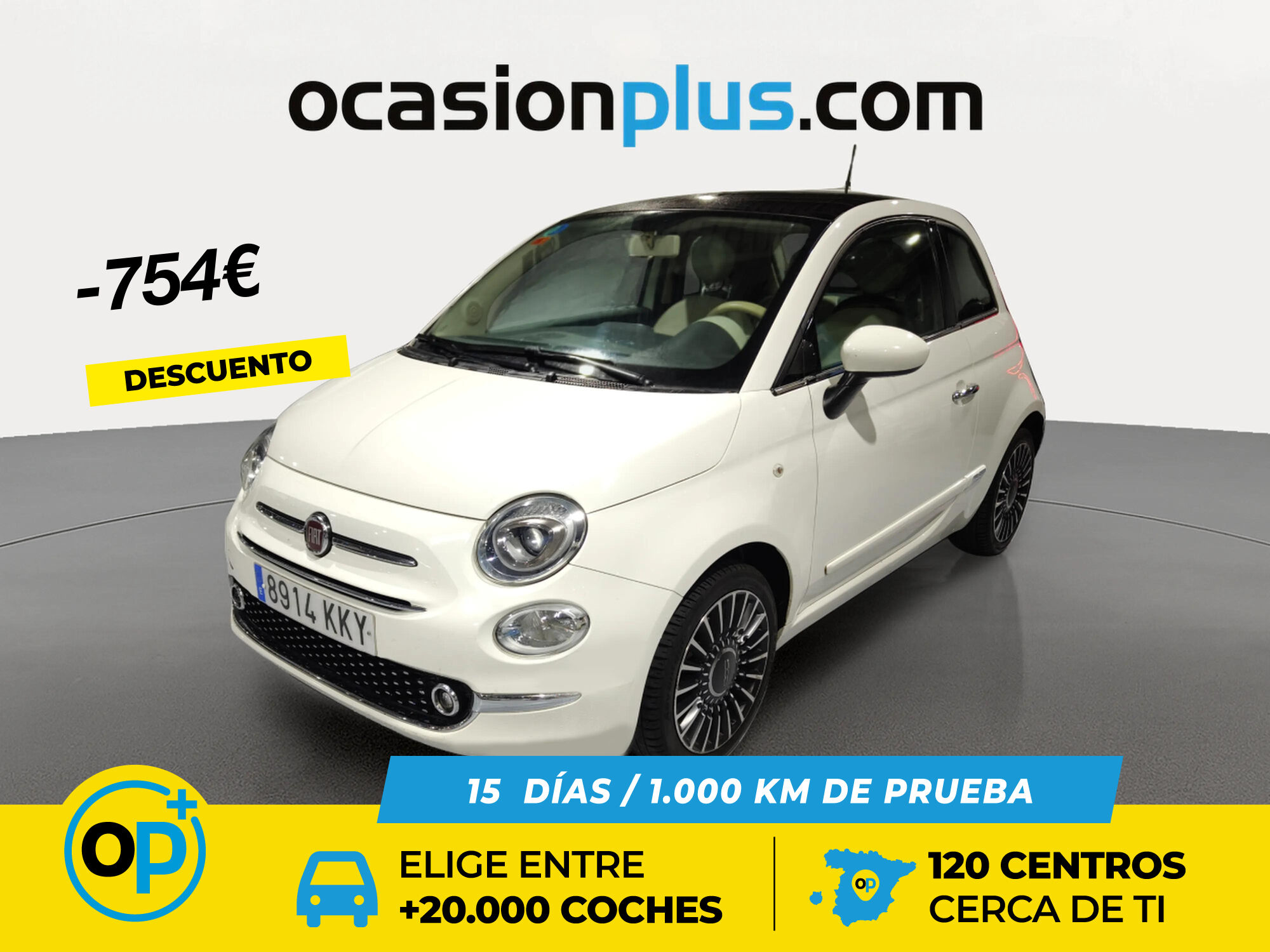 FIAT 500 (1.2 GLP Lounge 51 kW (69 CV)) en Madrid