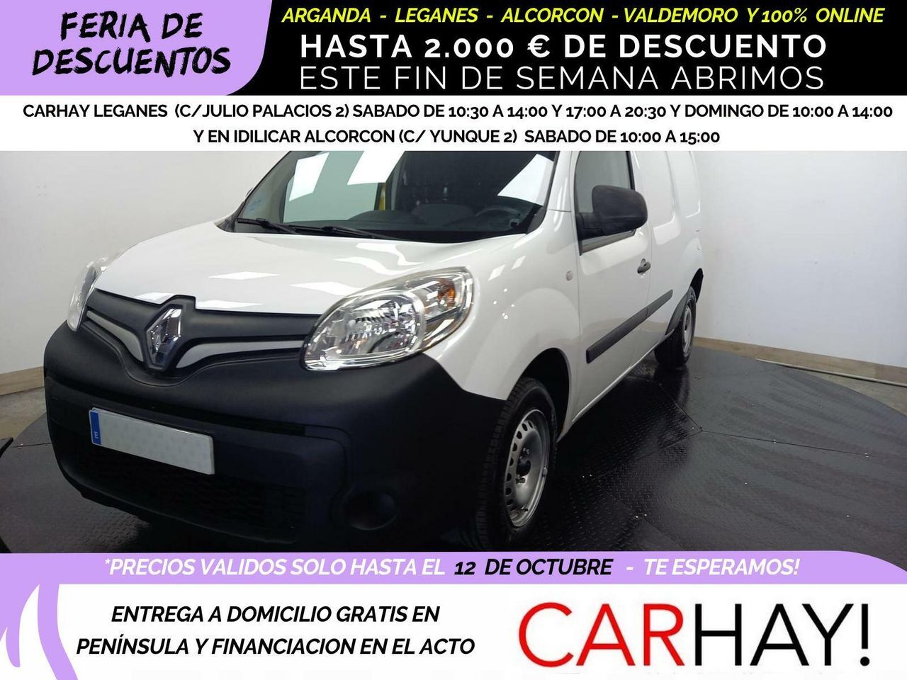 RENAULT Kangoo (EXPRESS Maxi 2p Blue dCi 70 kW (95CV)) en Madrid