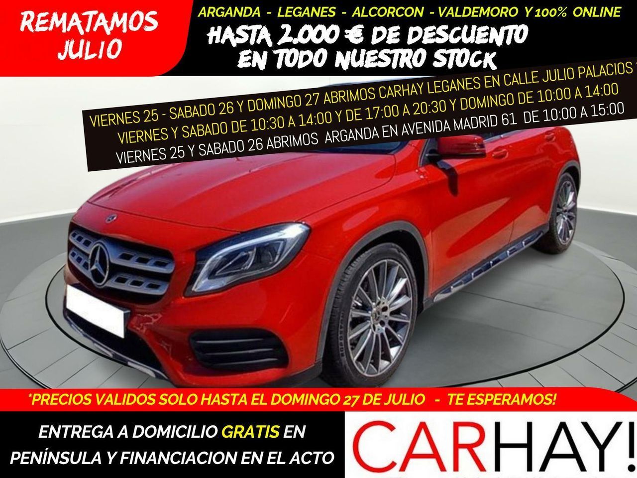 MERCEDES Clase GLA (200 CDI / D 2.1 AMG LINE 135CV MT6 E6) en Madrid