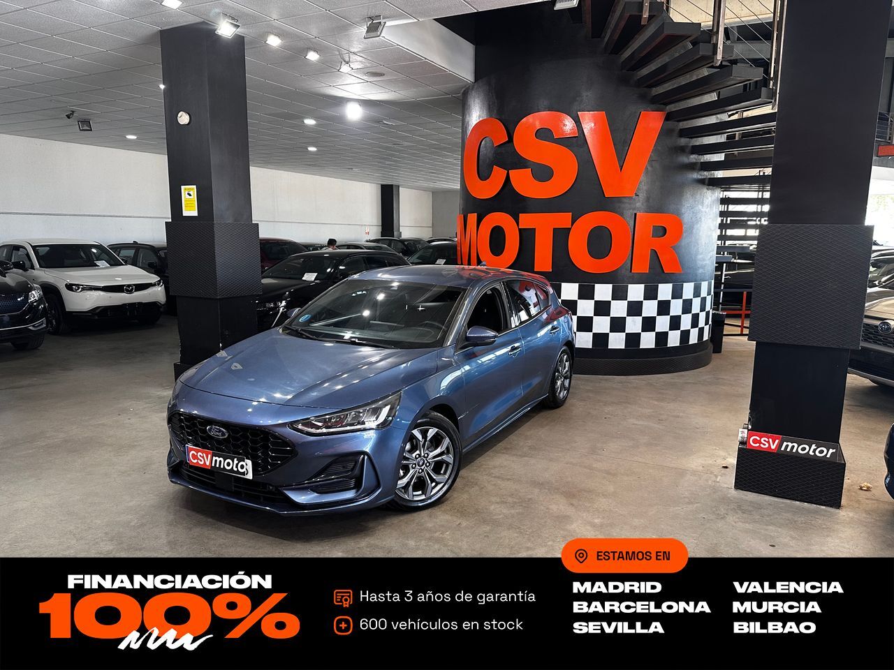 FORD Focus (1.0 Ecoboost MHEV 92kW ST-Line) en Madrid