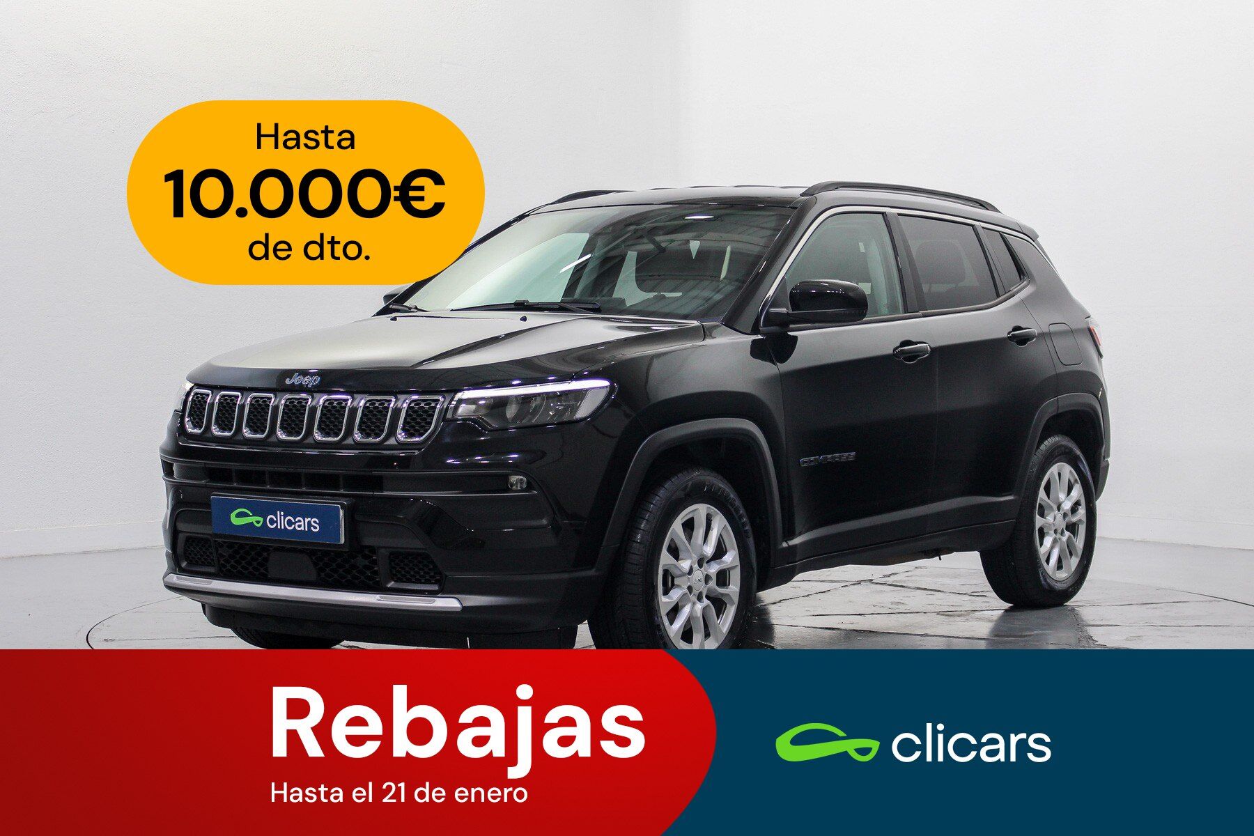 JEEP Compass (Compass 1.3 PHEV Limited EAWD Aut. 190) en Madrid