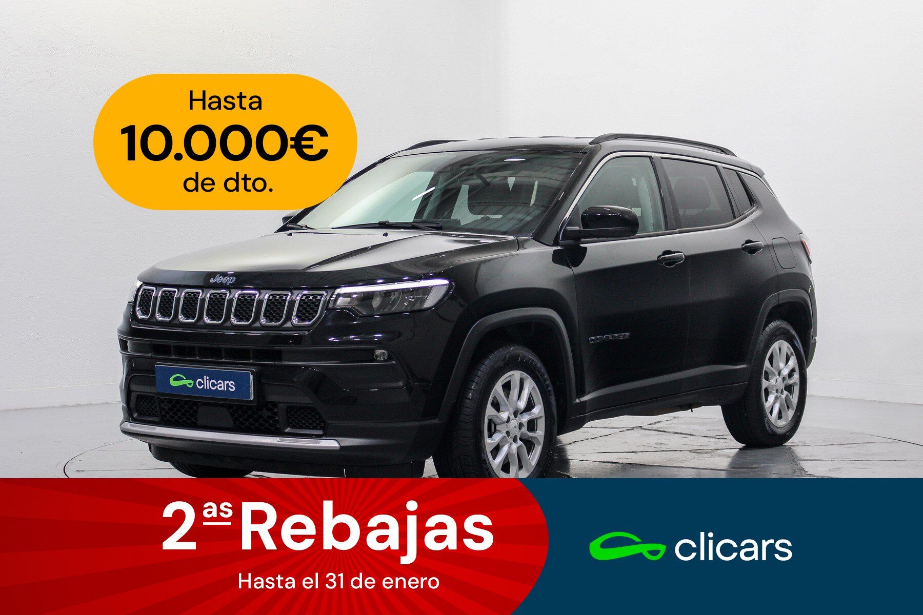 JEEP Compass (Compass 1.3 PHEV Limited EAWD Aut. 190) en Madrid