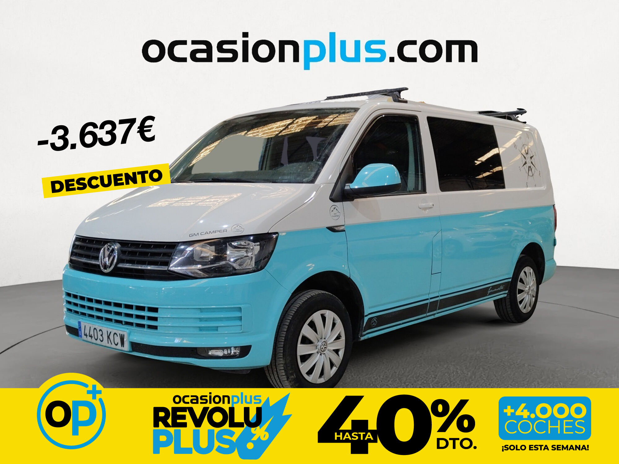 Foto del VOLKSWAGEN Transporter Mixto Plus 2.0TDI SCR BMT 75kW