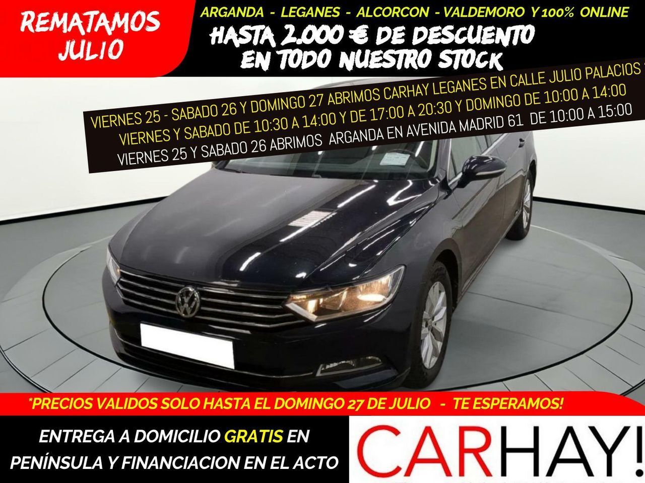 VOLKSWAGEN Passat (BREAK COMFORTLINE DSG 1.6 TDI) en Madrid