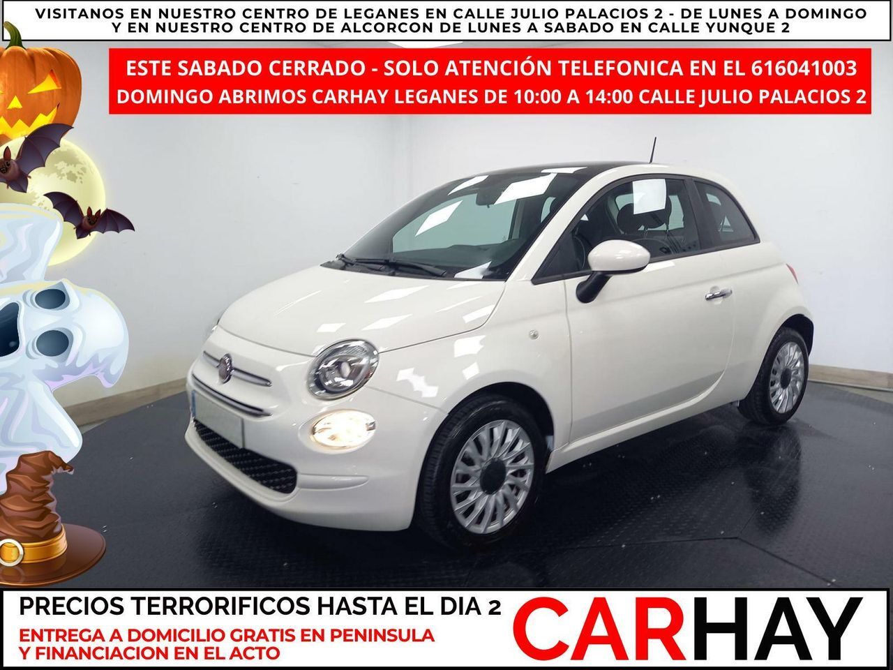 FIAT 500 (LOUNGE 1.0 52KW (70 CV)) en Madrid