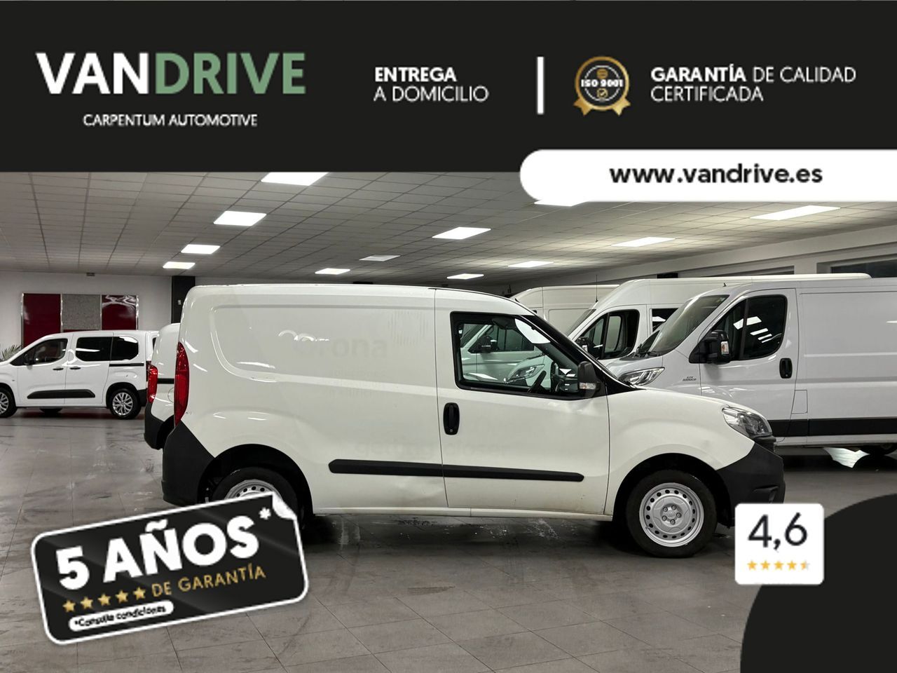 Foto del FIAT Dobló Cargo 1.3Mjt Base 90 E5+