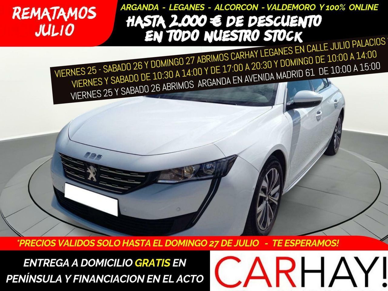 PEUGEOT 508 (2.0 BLUEHDI 120 KW AUTO ALLURE) en Madrid