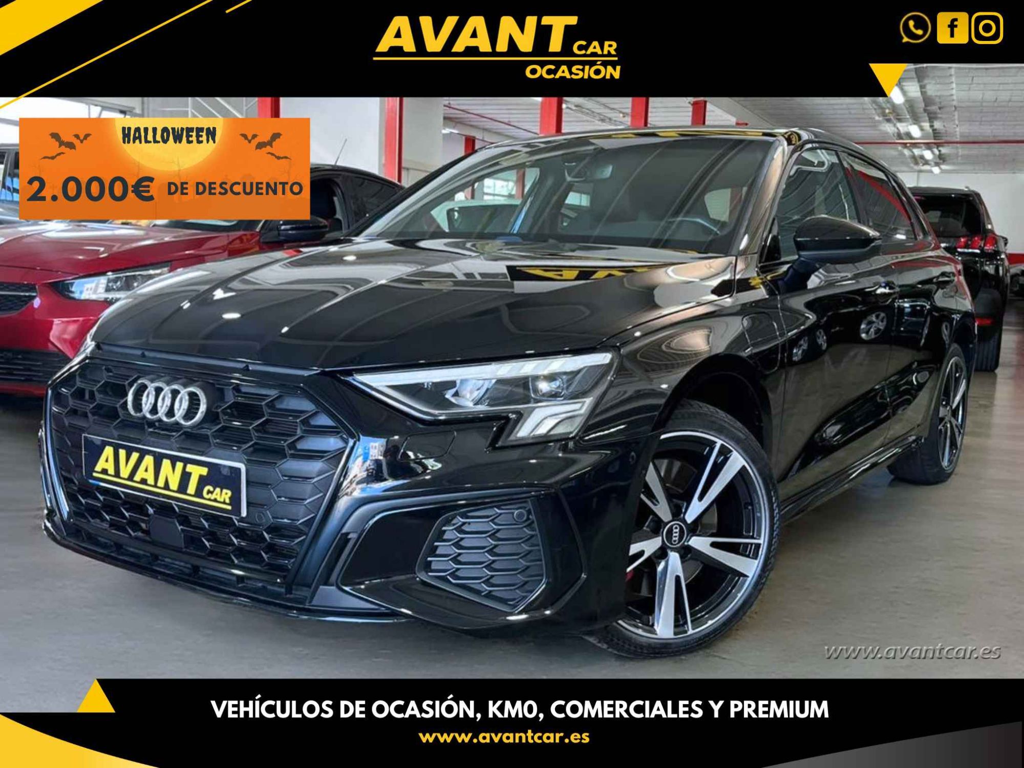 AUDI A3 (SB 45 TFSIe Competition Black line edition S tronic) en Palmas, La