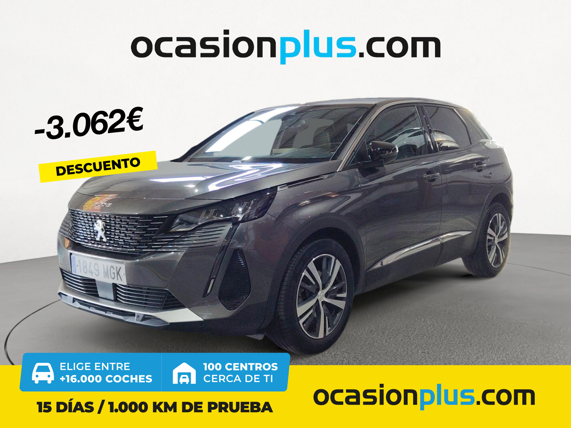 PEUGEOT 3008 (BlueHDi 130 S&S Allure Pack EAT8 96 kW (130 CV)) en Madrid