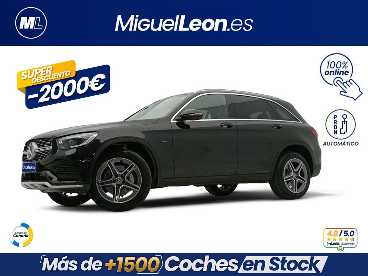 MERCEDES Clase GLC (GLC 300 e 4MATIC) en Palmas, Las