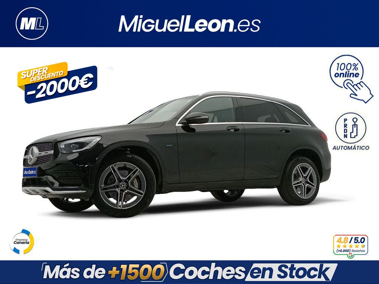 MERCEDES Clase GLC (GLC 300 e 4MATIC) en Palmas, Las