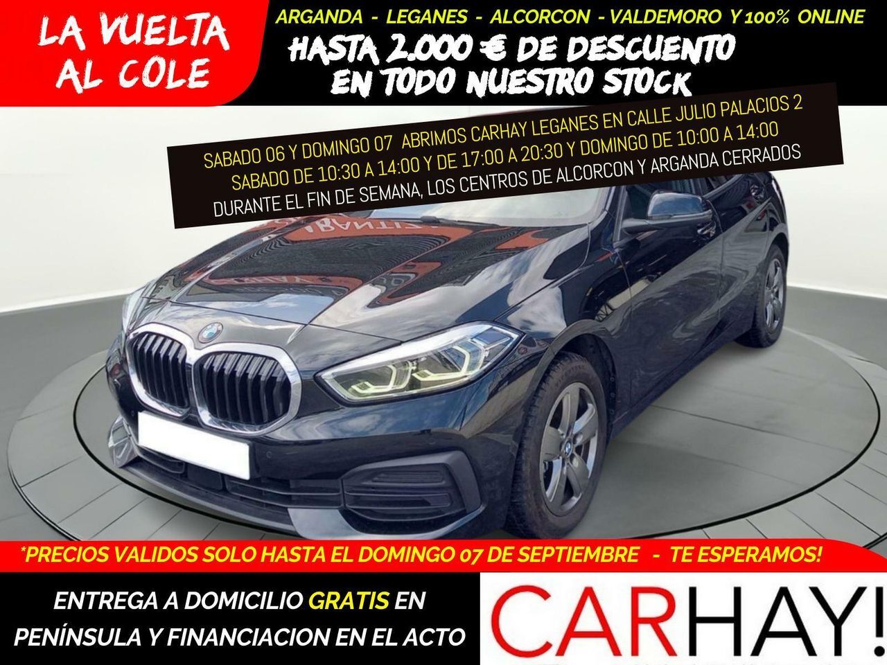 BMW Serie 1 (HATCH 116 d AdBlue) en Madrid