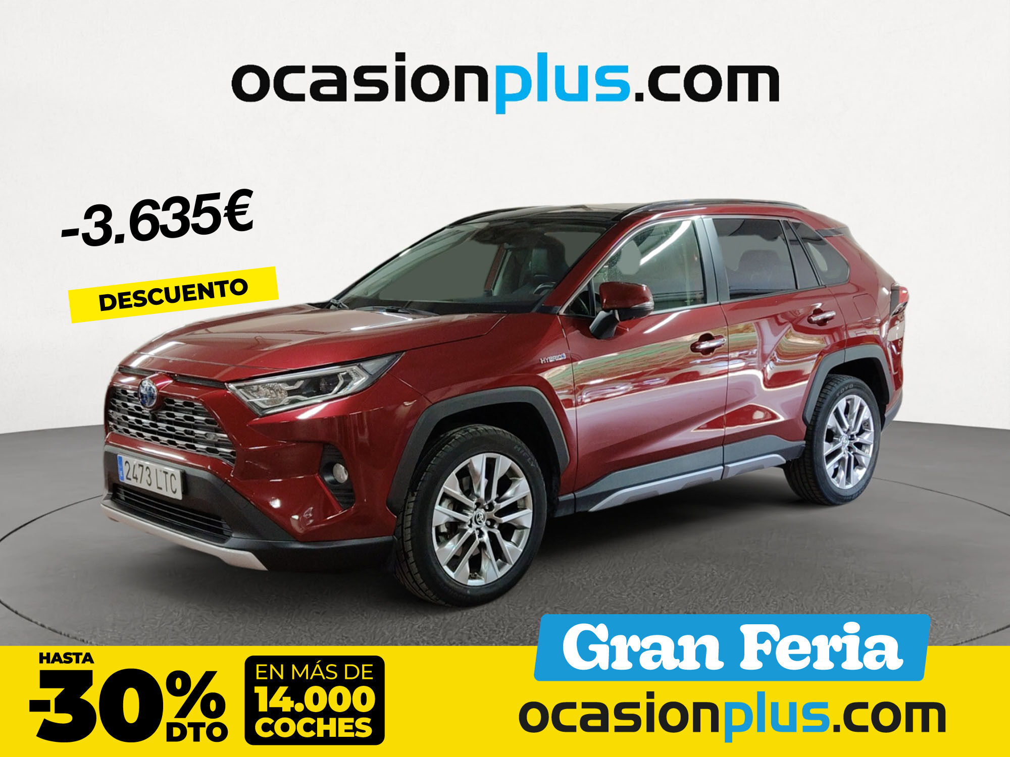 TOYOTA RAV-4 (2.5l hybrid Luxury 160 kW (218 CV)) en Madrid