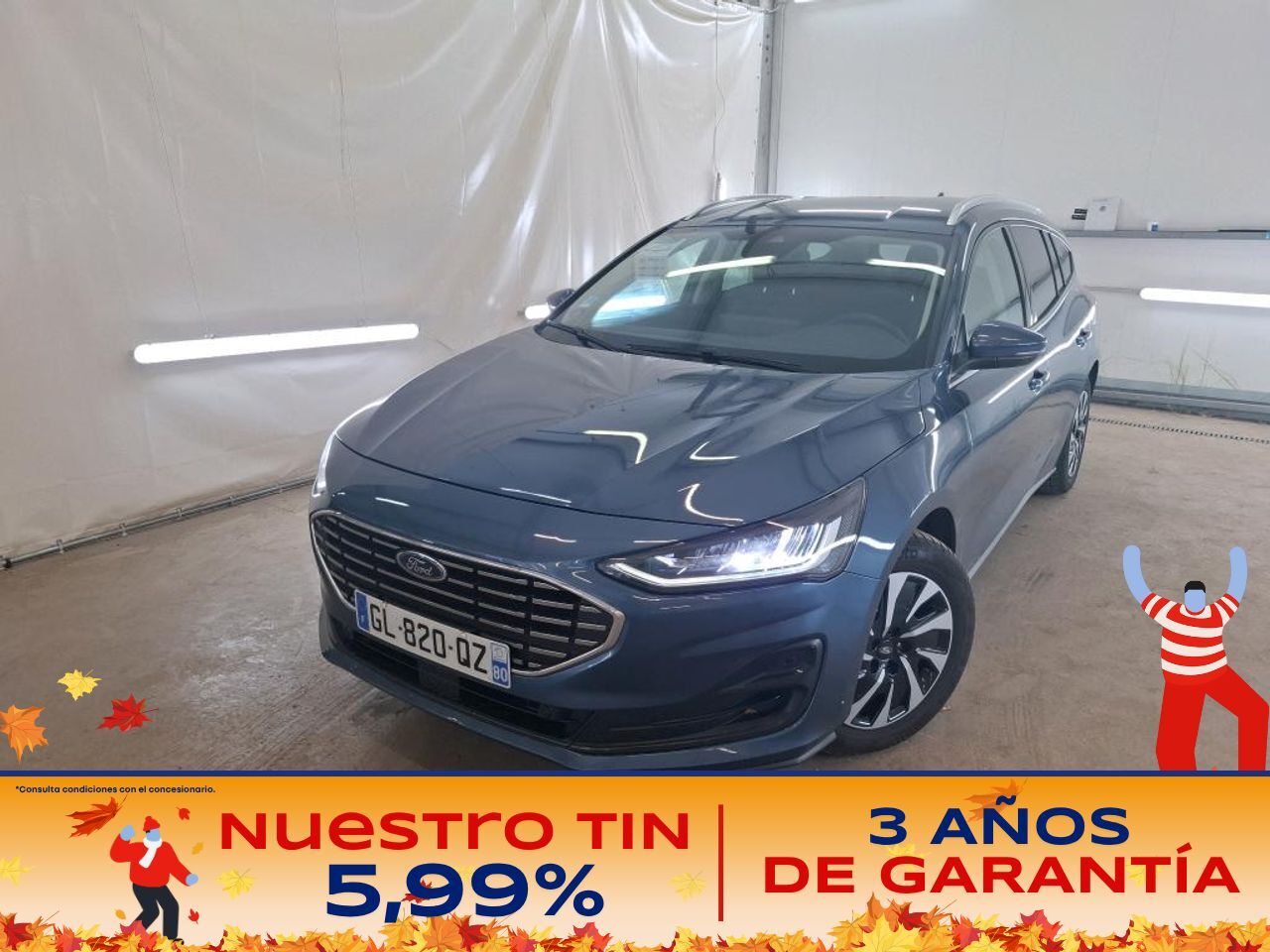 FORD Focus (1.0 Ecoboost MHEV 92kW ST-Line Auto SB) en Madrid