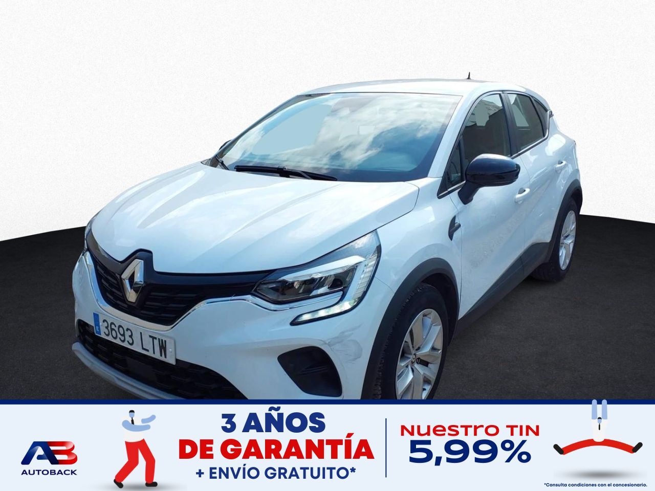 RENAULT Captur (Intens TCe 74kW (100CV) GLP) en Madrid