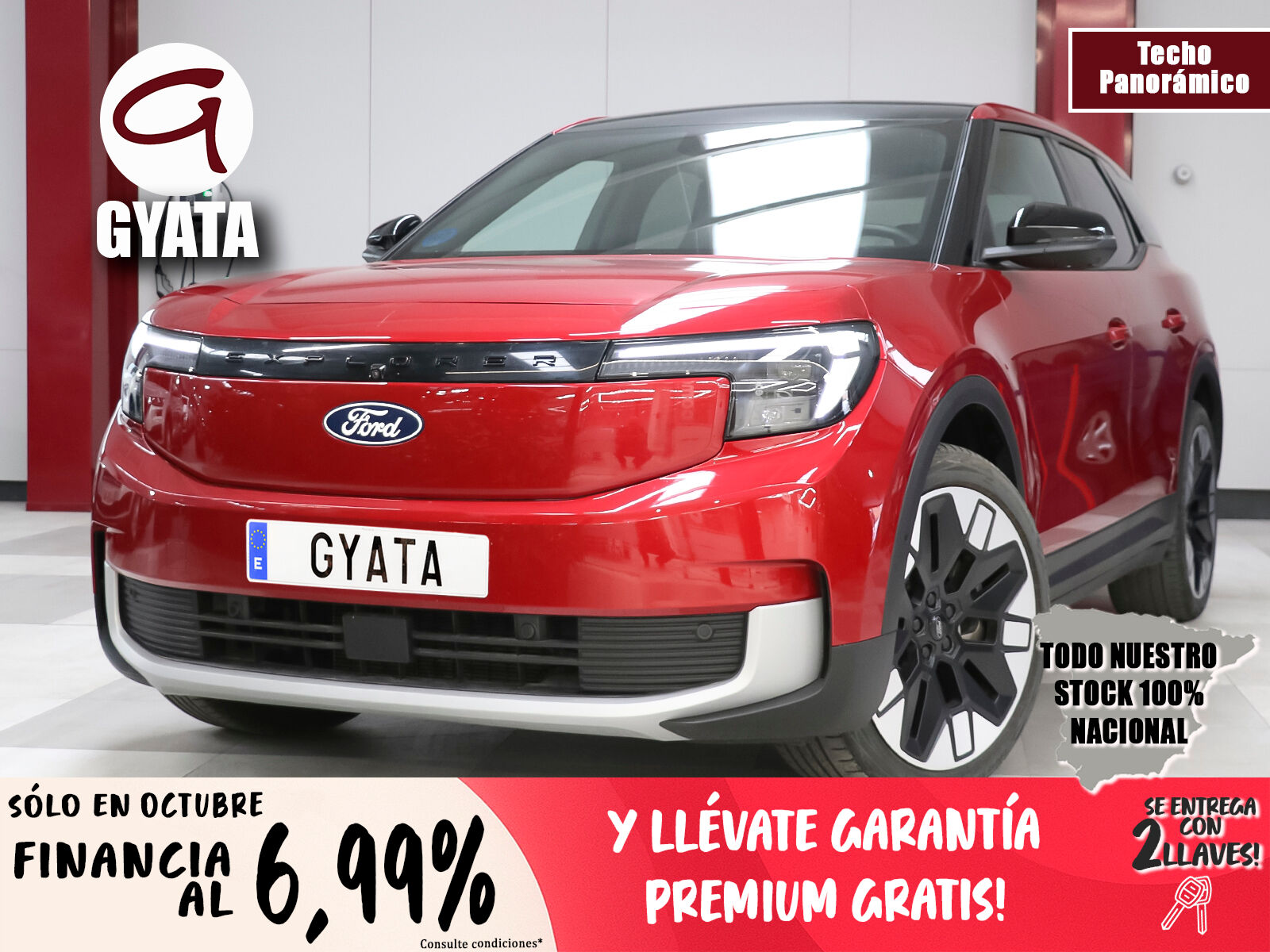 FORD Explorer (CX740S Premium R. Ext. AWD 78kWh 250 kW (340 CV)) en Madrid