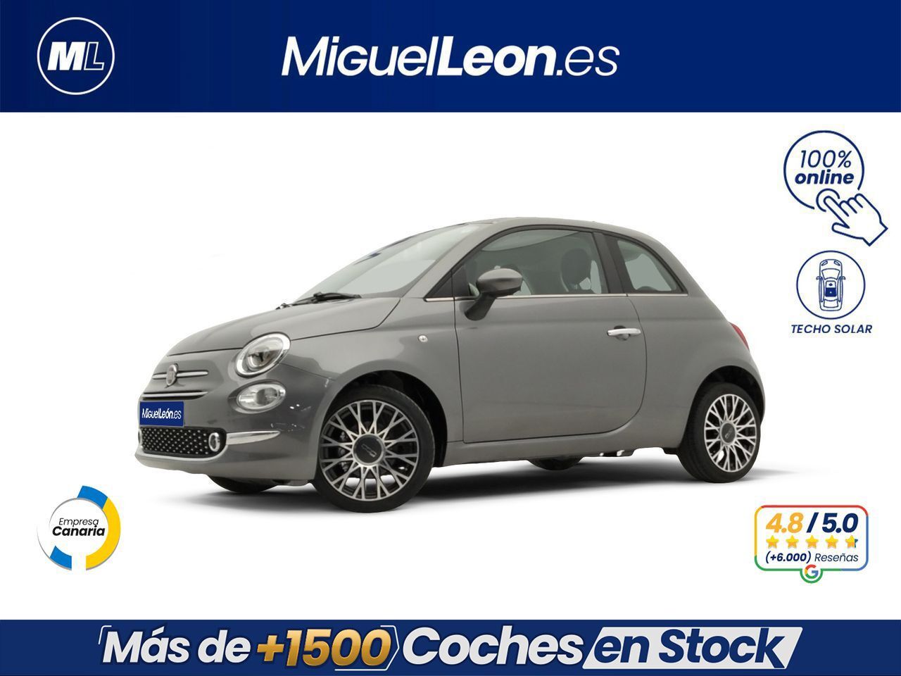 FIAT 500 (Dolcevita 1.0 Hybrid 51KW (70 CV)) en Palmas, Las