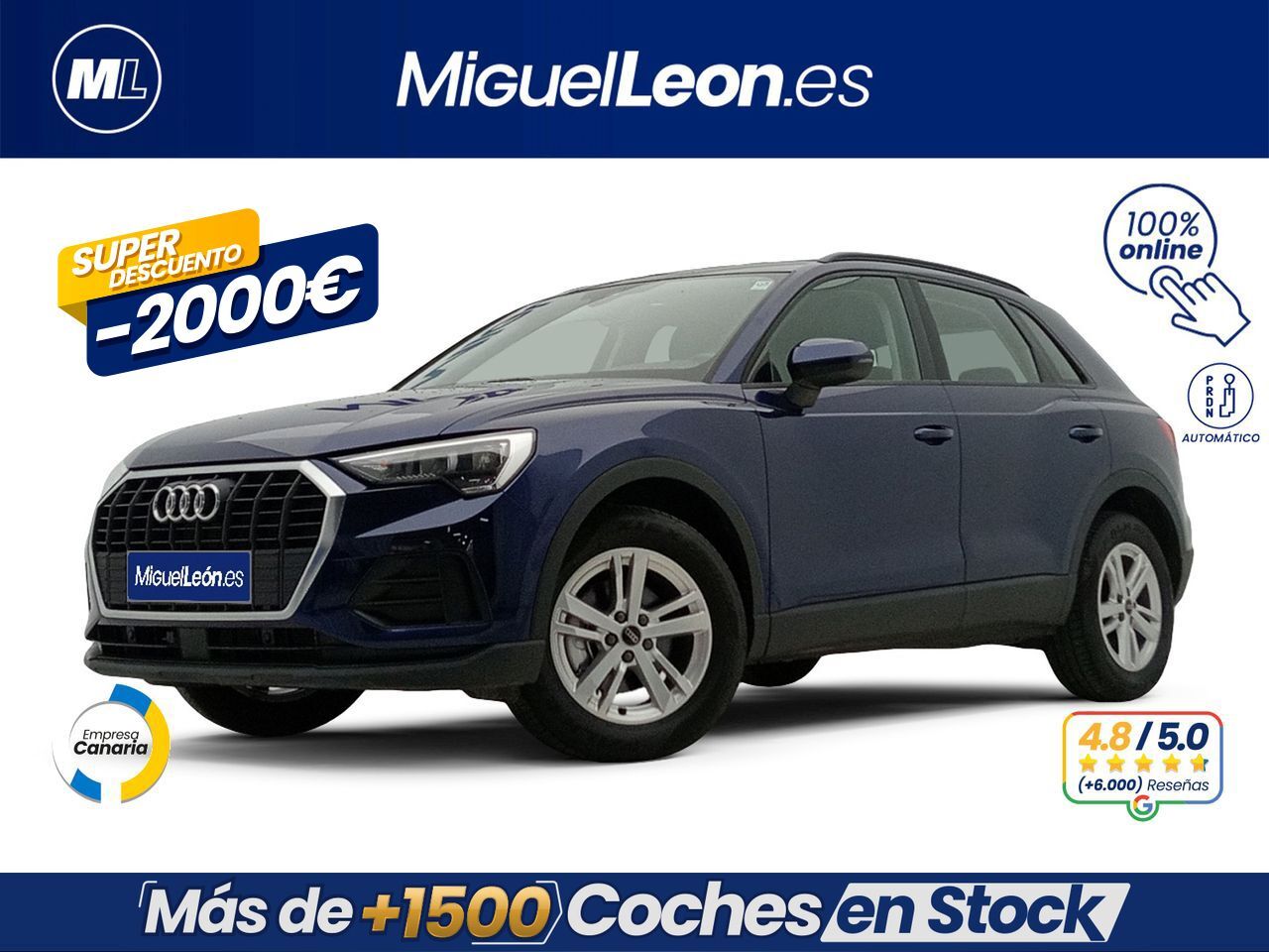 AUDI Q3 (35 TFSI 110kW (150CV) S tronic Advanced) en Palmas, Las