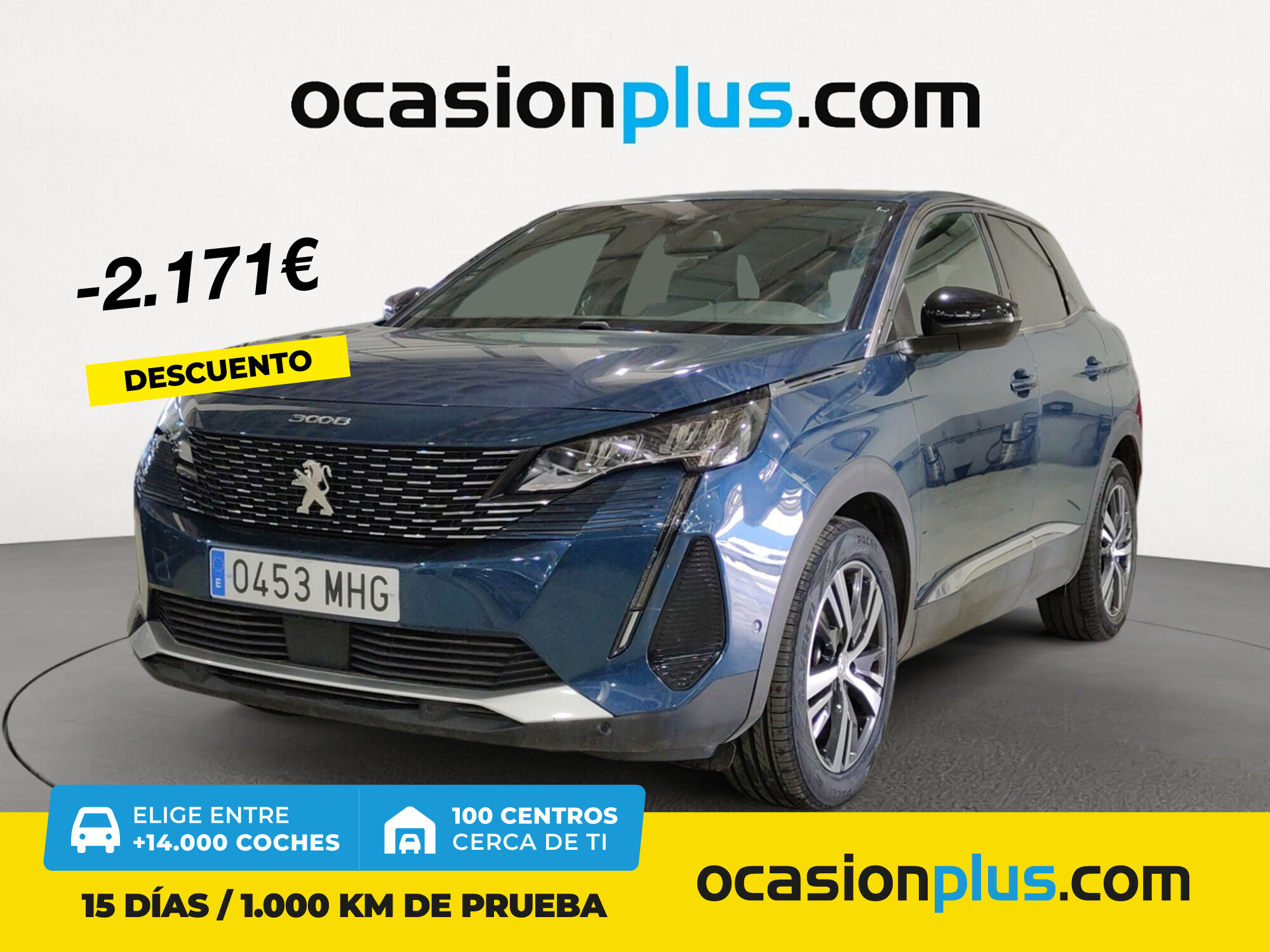 PEUGEOT 3008 (BlueHDi 130 S&S Allure Pack EAT8 96 kW (130 CV)) en Madrid